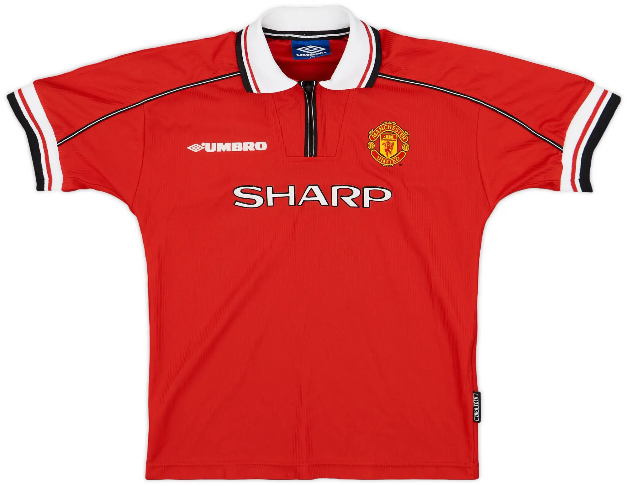 Umbro 1998-00 Manchester United Home Shirt - 8/10 - (L.Boys)