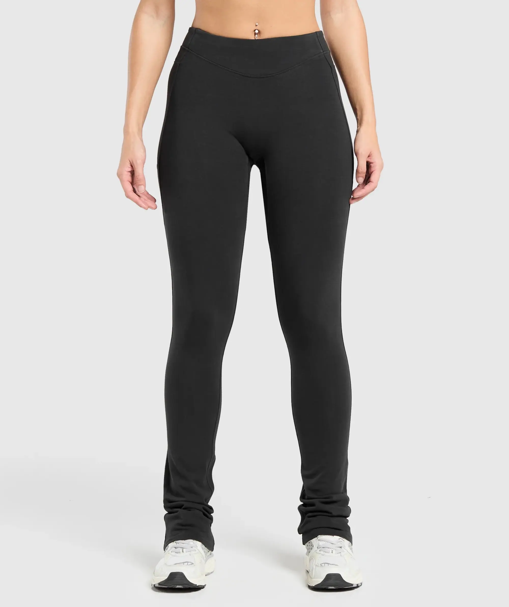 Gymshark Heavyweight Washed Leggings - Black Wash