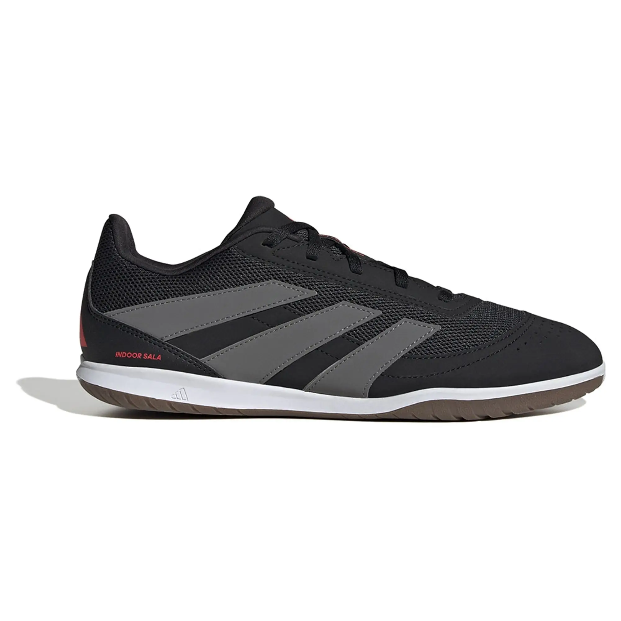 Adidas Predator Club Sala In Stealth Victory - Core Black/Grey Four/Lucid Red - ['Black']