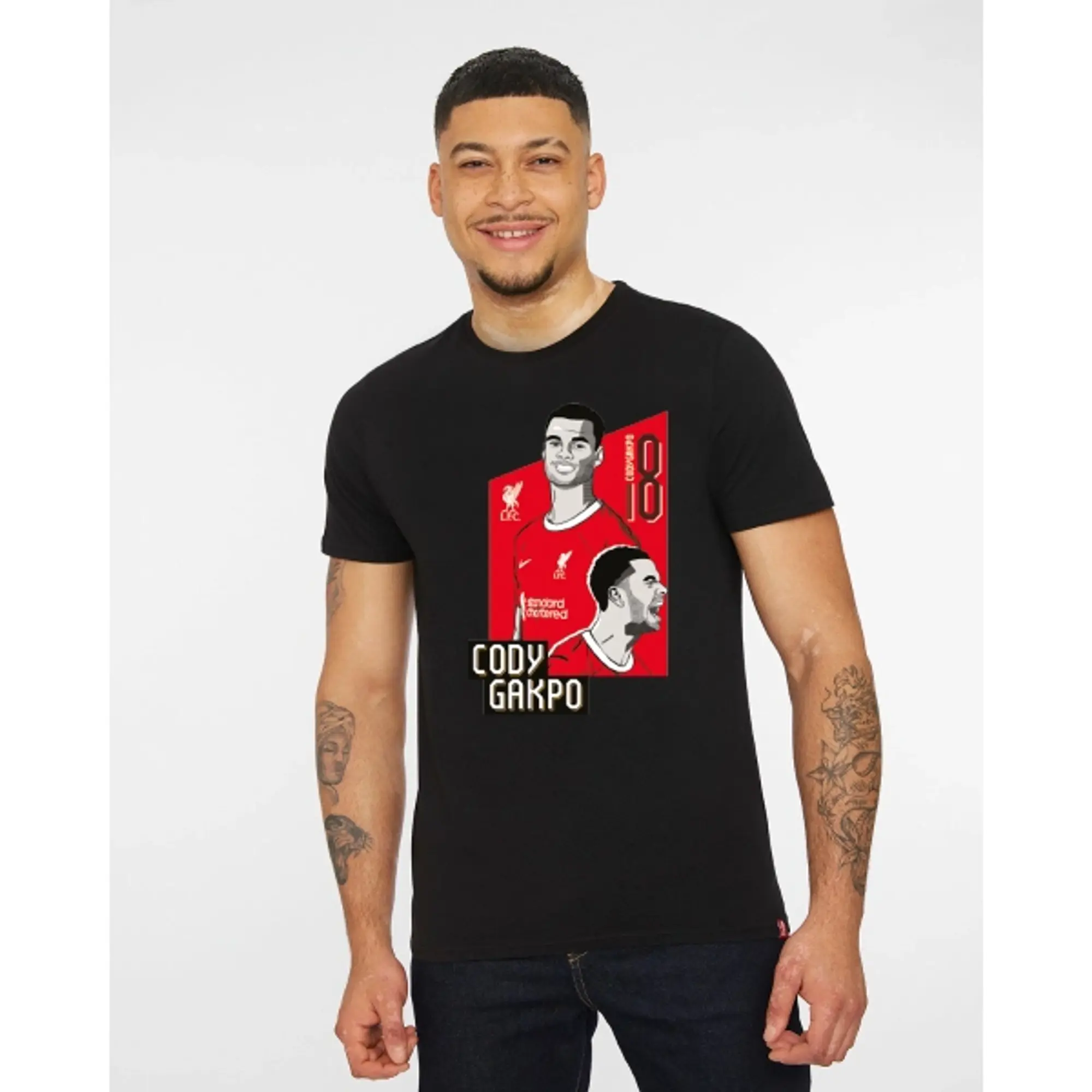 Liverpool FC LFC Adult Gakpo Image Tee