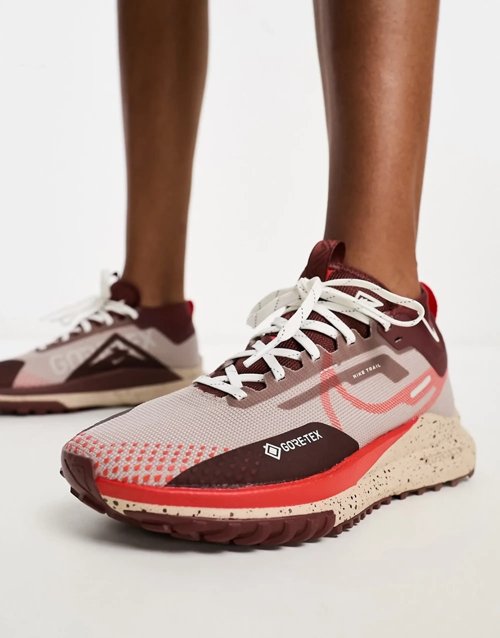 Nike Running React Wildhorse 8 Trainers In Red