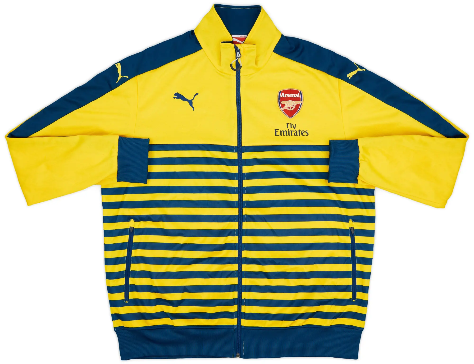2015-16 Arsenal Puma Track Jacket - 8/10 - (XL)