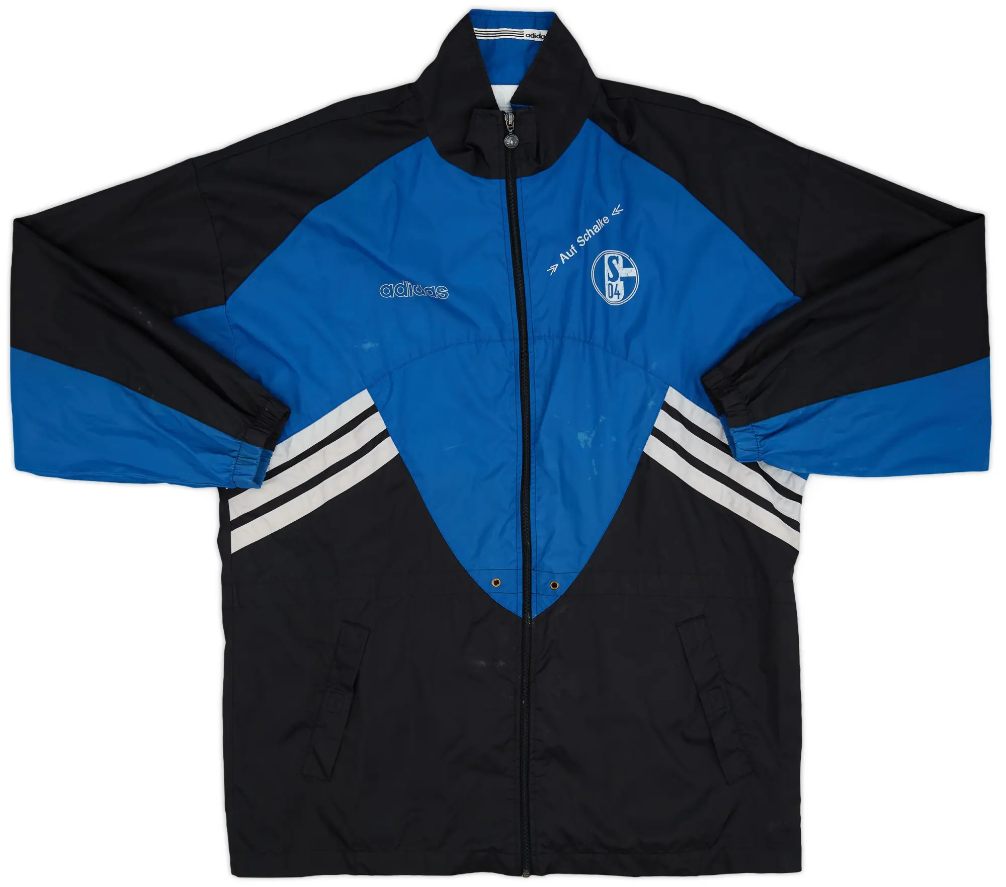 1996-97 Schalke adidas Rain Jacket - 5/10 - (L/XL)
