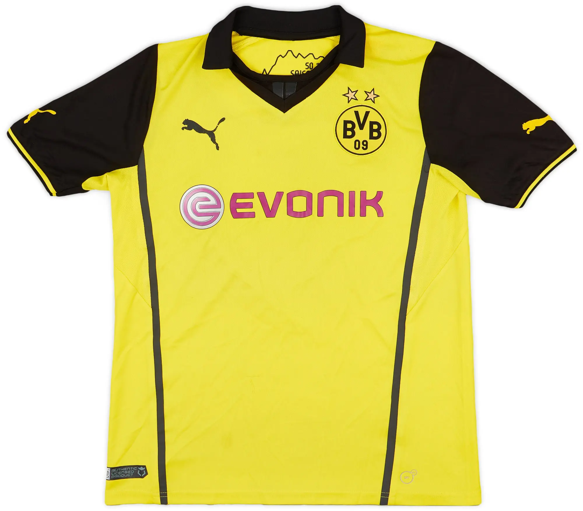 Puma 2013-14 Dortmund CL Home Shirt - 5/10 - (XL.Boys)