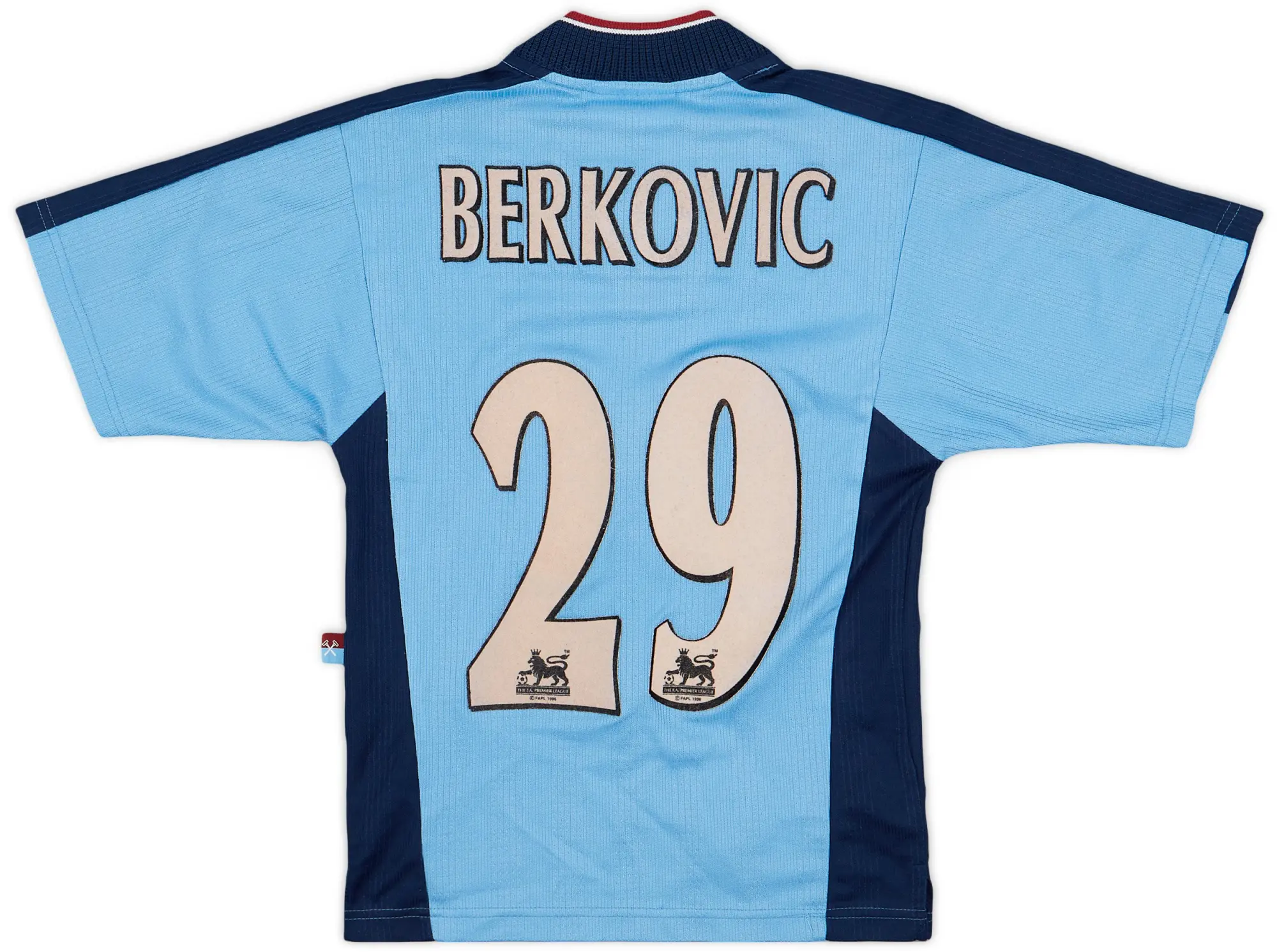 1997-98 West Ham Away Shirt Berkovic #29 - 8/10 - (S.Boys)