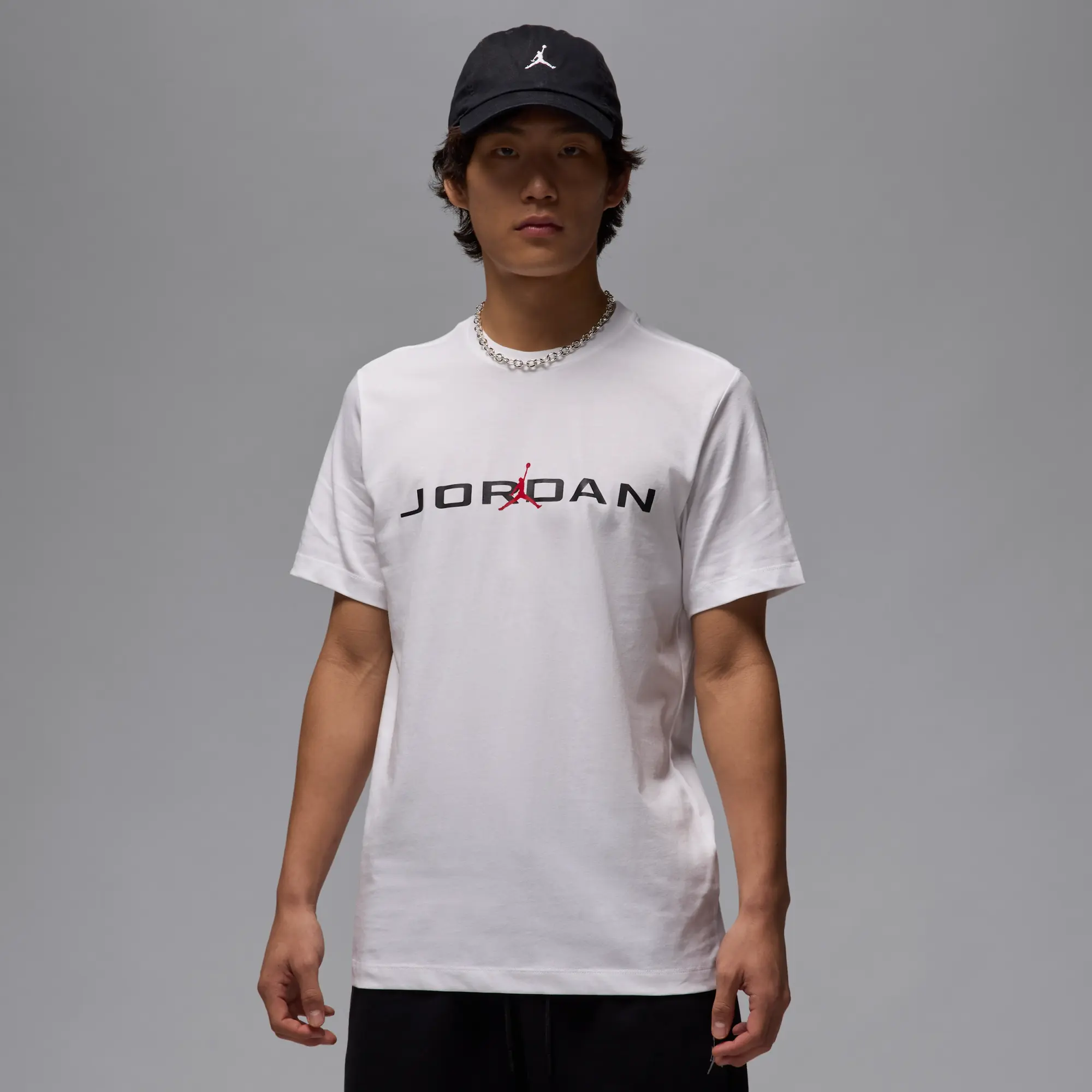 Nike Jordan Air Men's T-Shirt - White - Cotton
