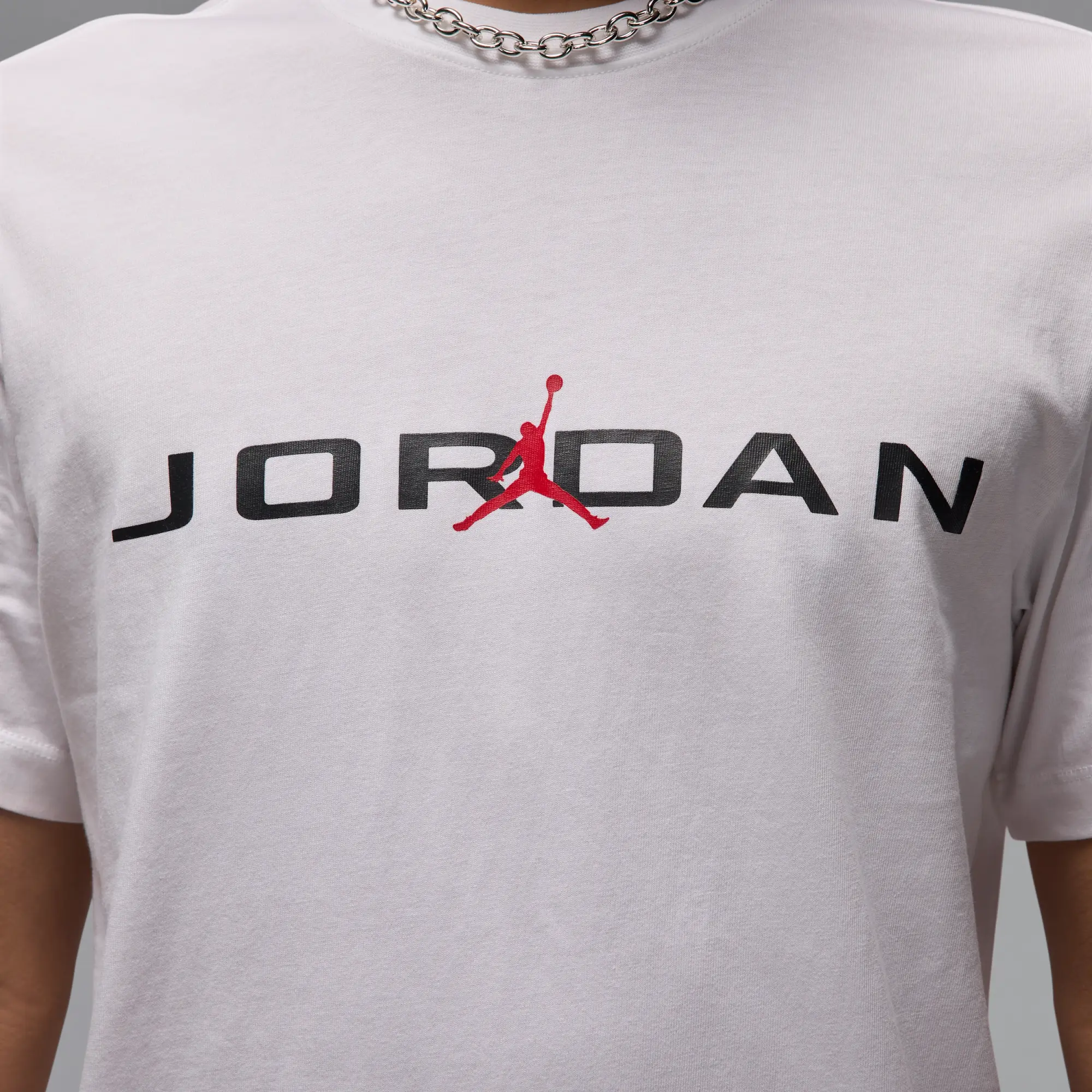 Nike Jordan Air Men's T-Shirt - White - Cotton