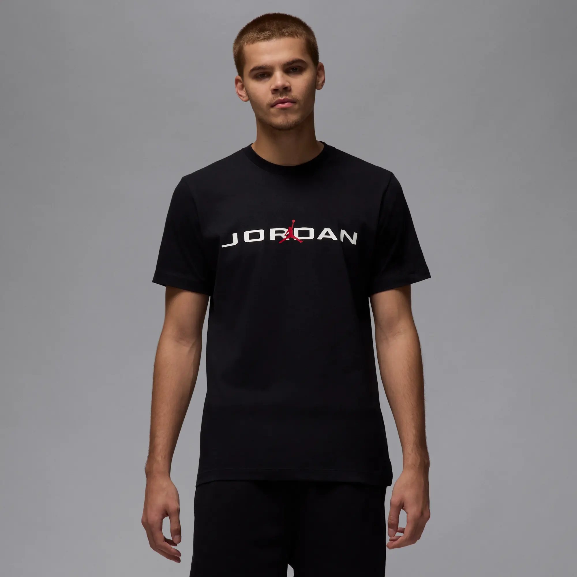 Nike Jordan Air Men's T-Shirt - Black - Cotton