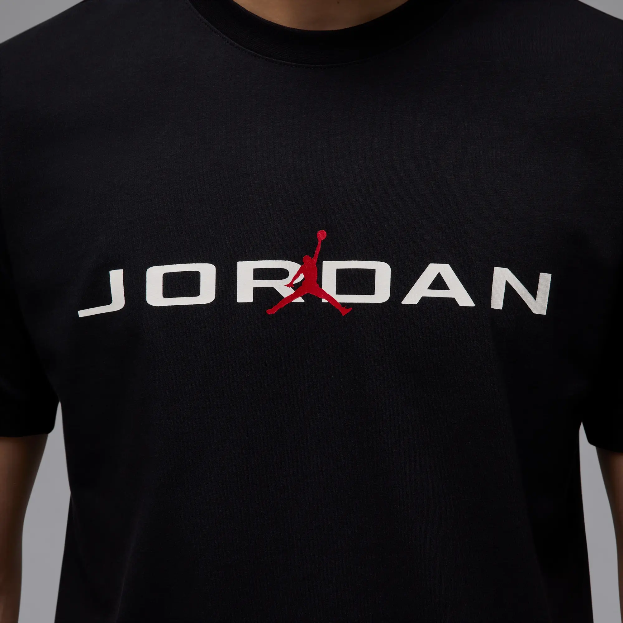 Nike Jordan Air Men's T-Shirt - Black - Cotton