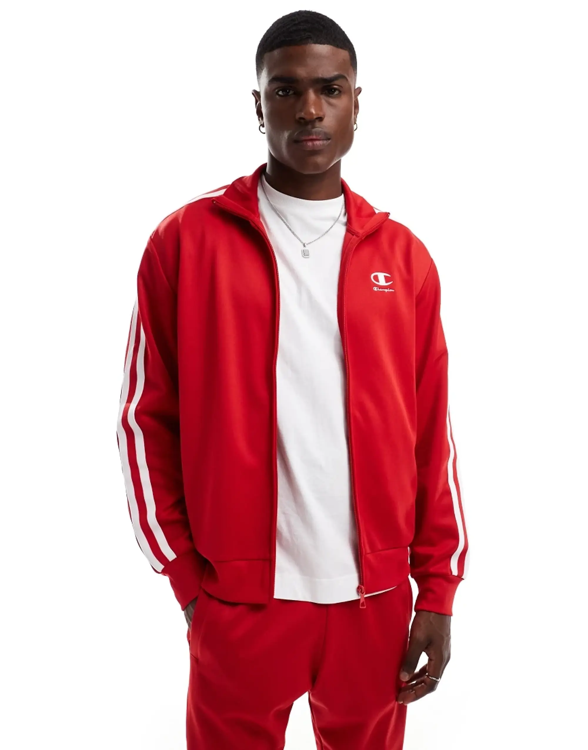 Champion Co-Ord Track Jacket In Red