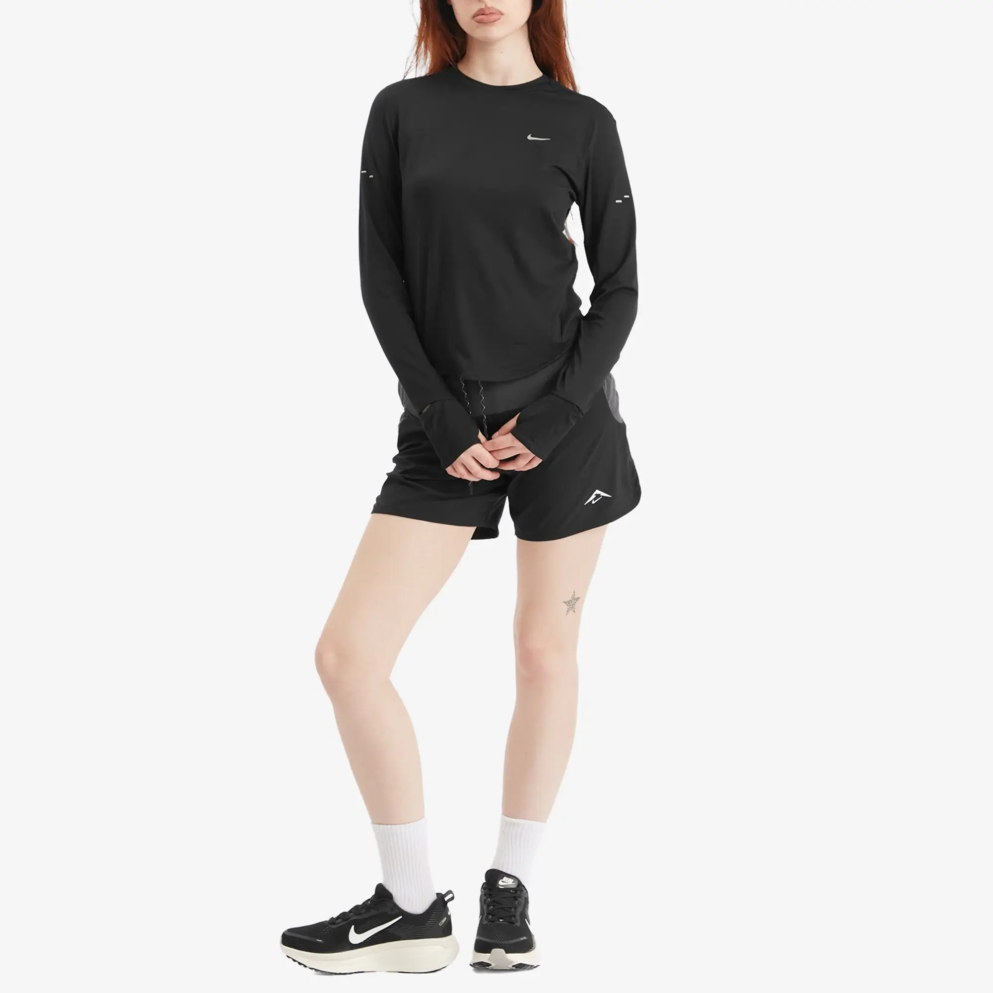 Nike Women's Swift Dri-fit UV Long Sleeve T-Shirt Black