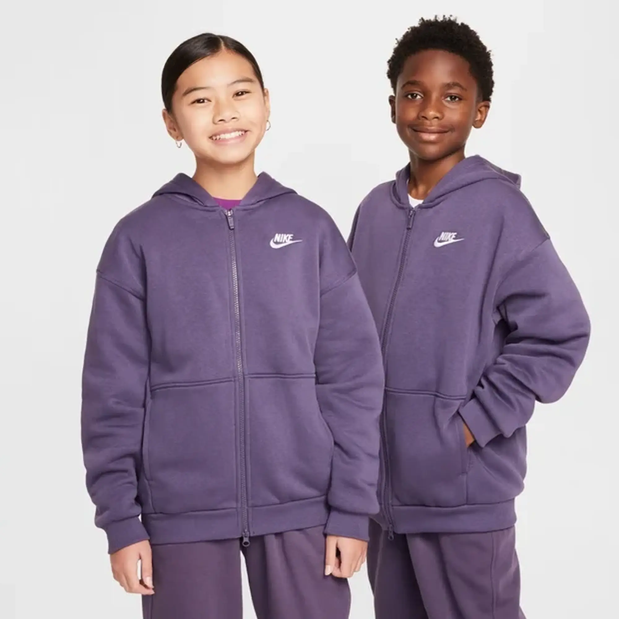 Nike Club Unisex Hoodies - Purple