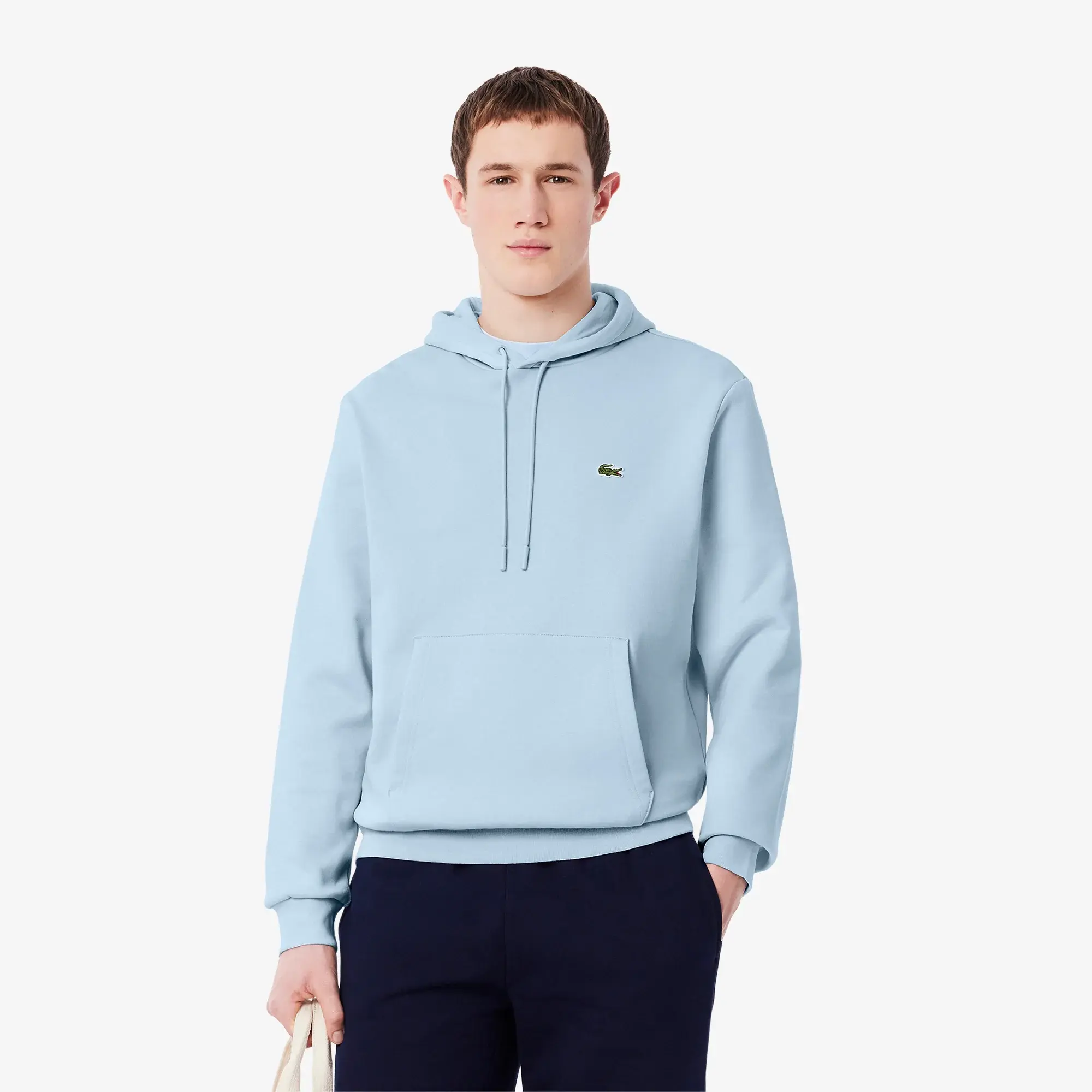 Lacoste Fleece Hoodie - Light Blue