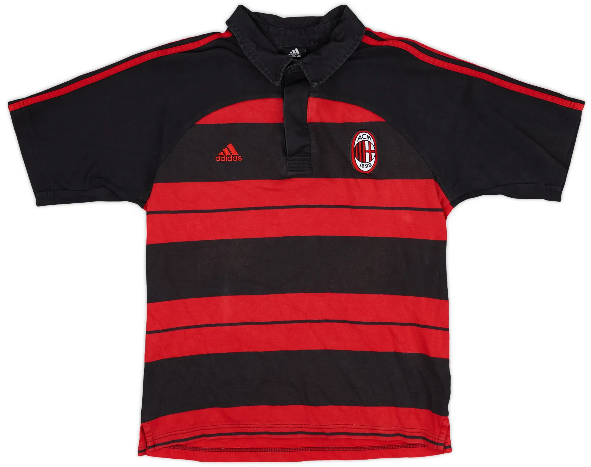 2008-09 AC Milan adidas Polo Shirt - 8/10 - (S)