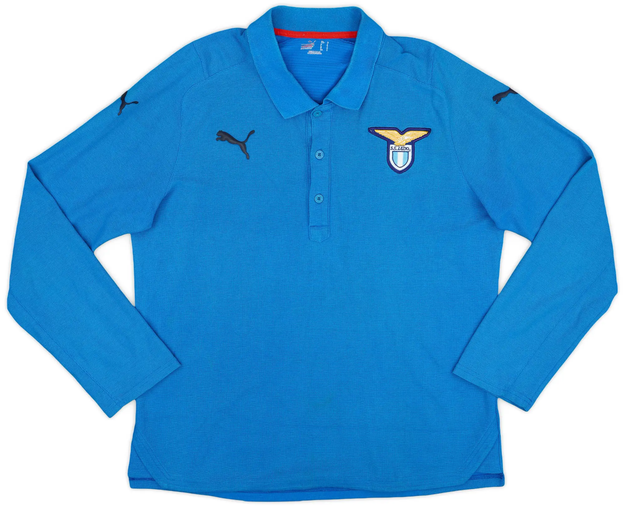 2010-11 Lazio Puma Polo L/S Shirt - 7/10 - (L)