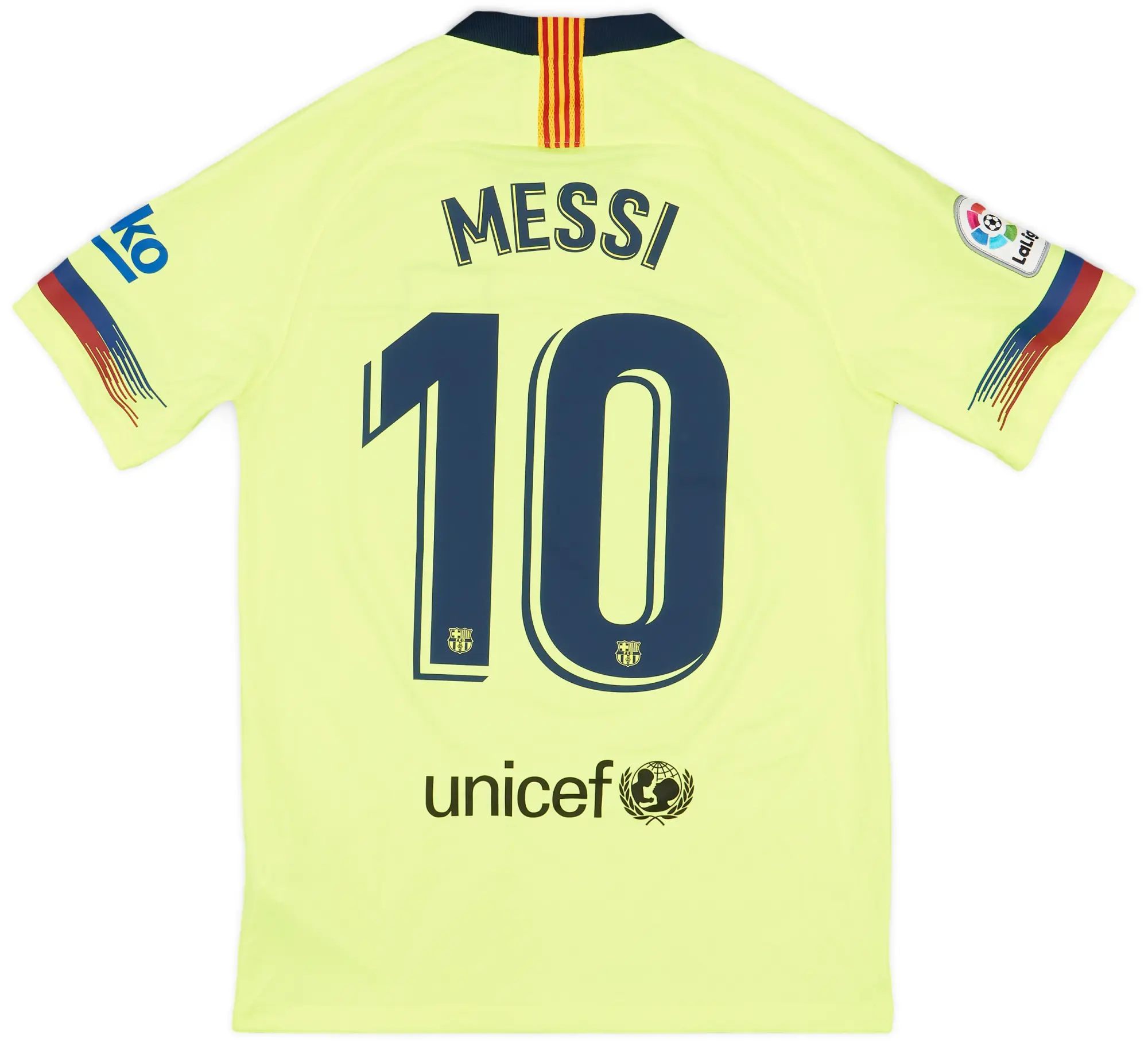 Nike 2018-19 Barcelona Away Shirt Messi #10 - 9/10 - (S)