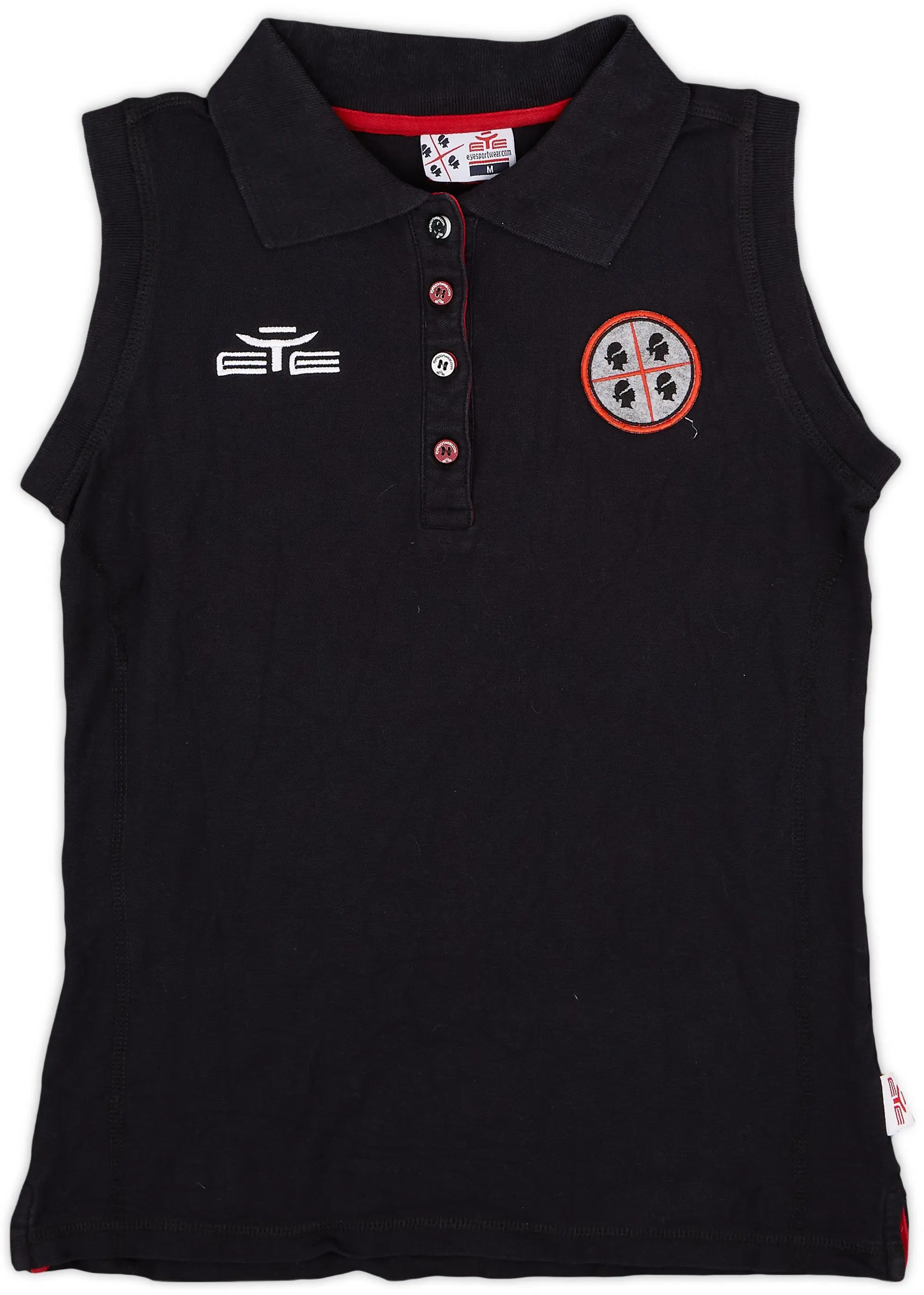 Polo Shirts 2022-23 Cagliar Eye Sports Sleeveless Polo Shirt - 9/10 - (Women's M)