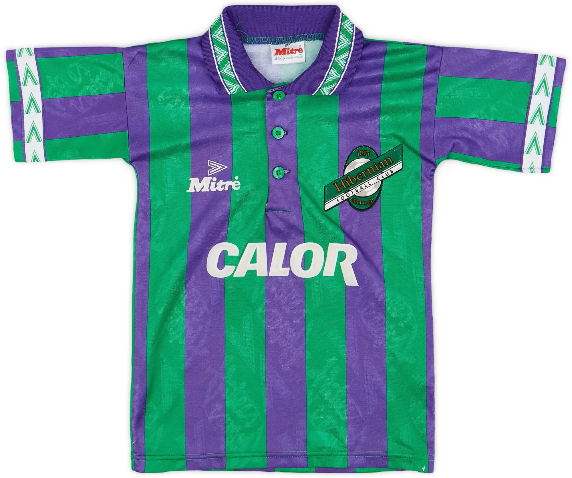 1994-96 Hibernian Away Shirt - 8/10 - (6-7 Years)