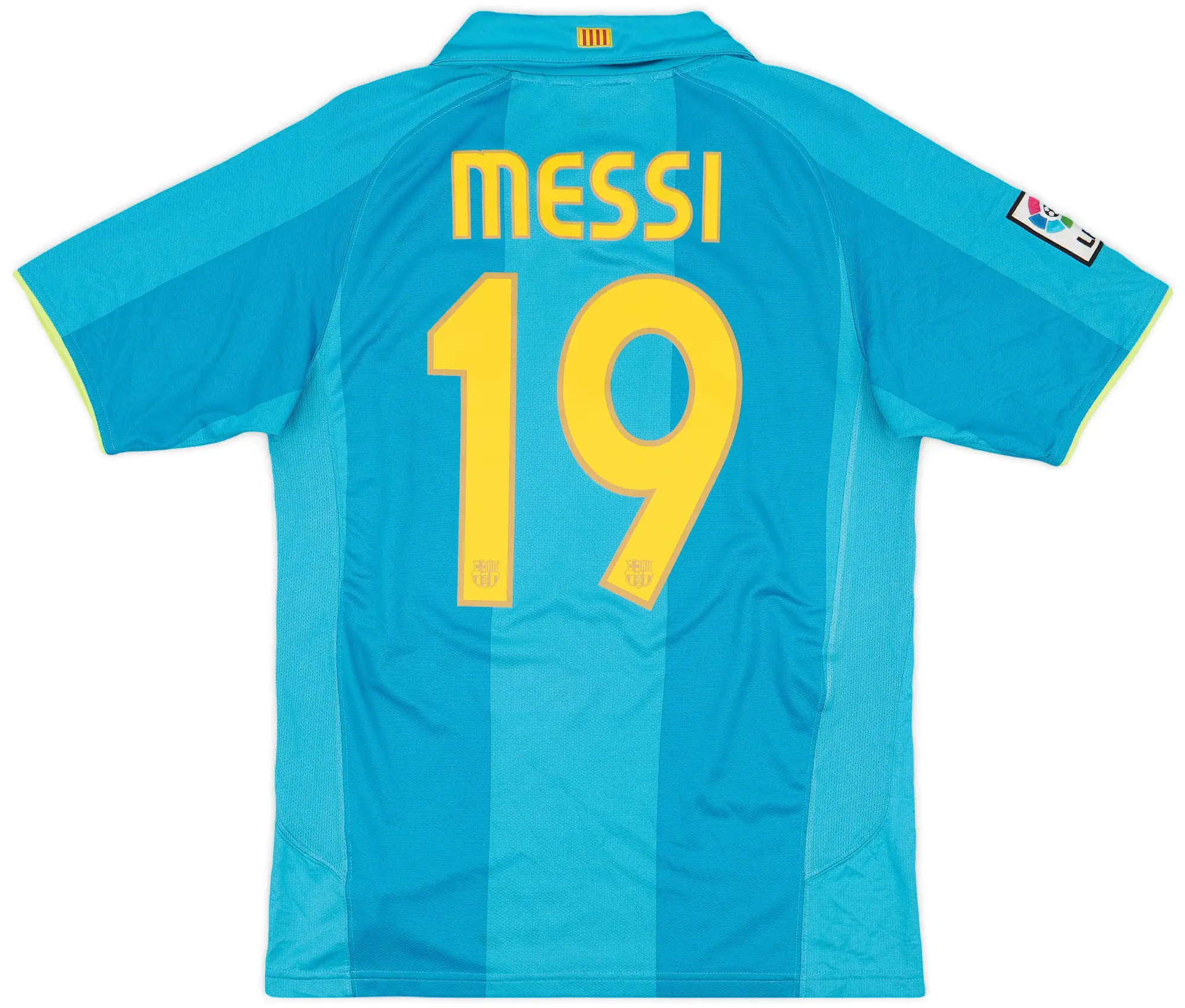 Nike 2007-09 Barcelona Away Shirt Messi #19 - 9/10 - (S)