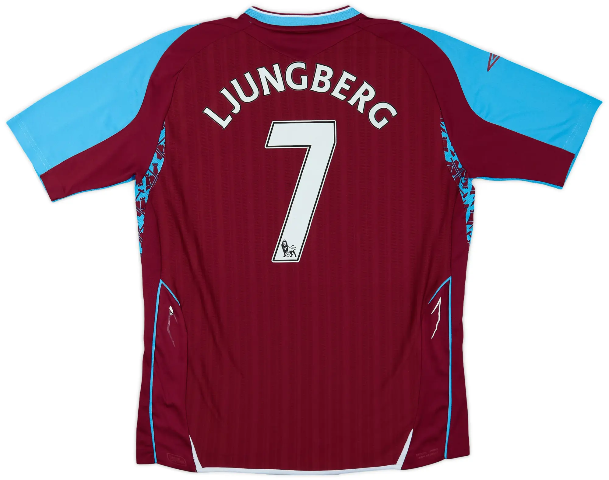 Umbro 2007-08 West Ham Home Shirt Ljungberg #7 - 5/10 - (L)