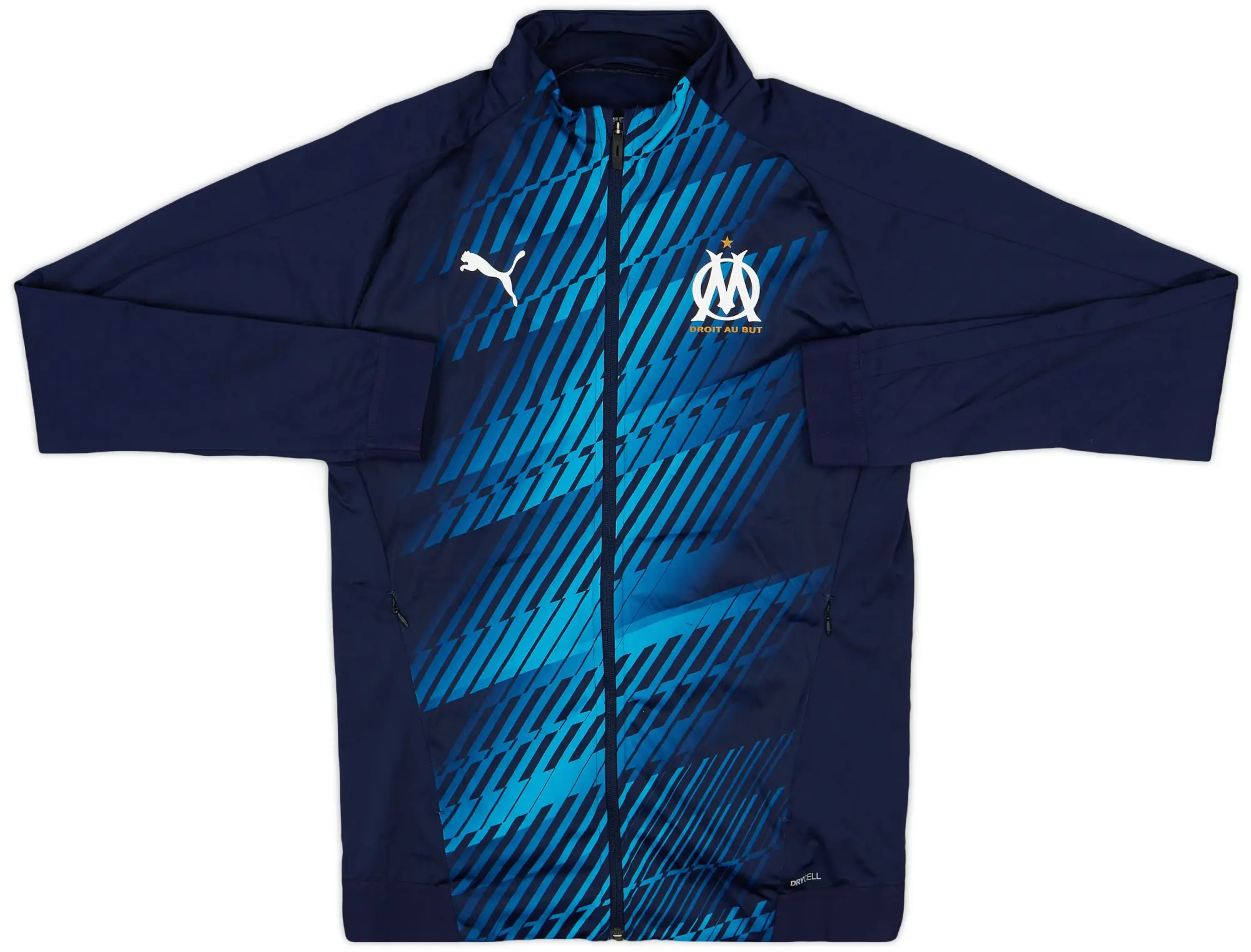 2019-20 Olympique Marseille Puma Track Jacket - 8/10 - (S)