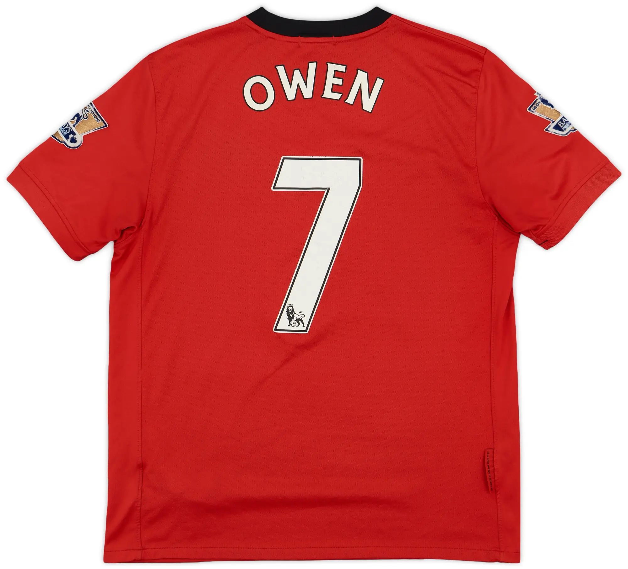 Nike 2009-10 Manchester United Home Shirt Owen #7 - 5/10 - (M)