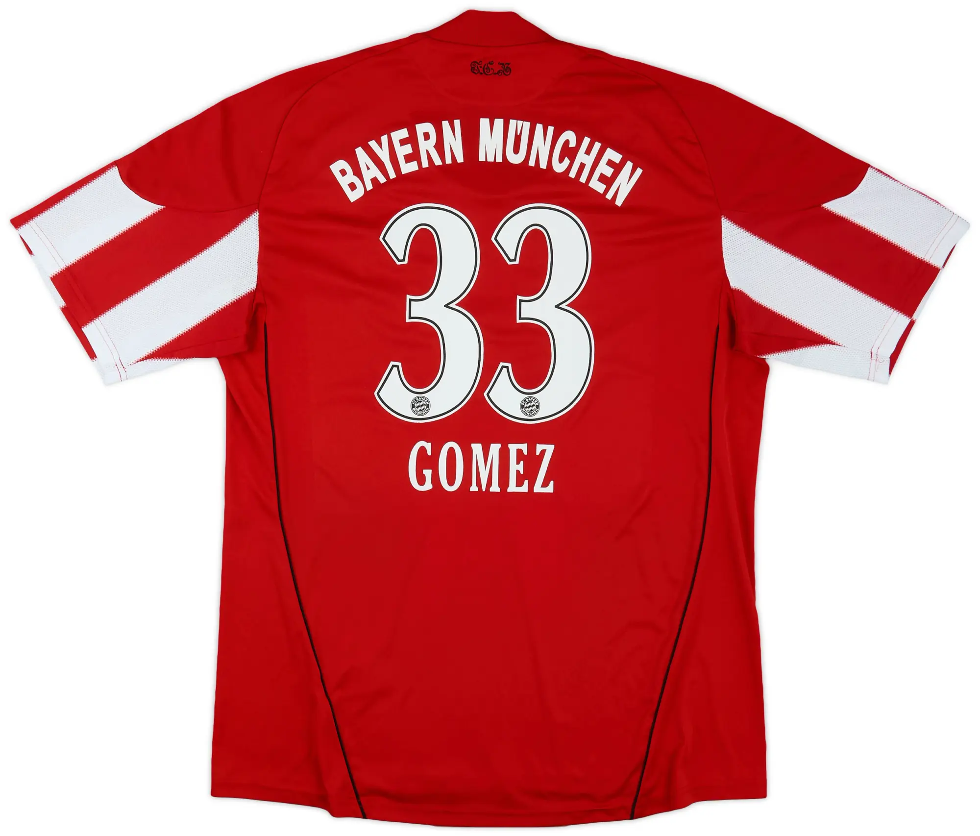 adidas 2010-11 Bayern Munich Home Shirt Gomez #33 - 5/10 - (XL)