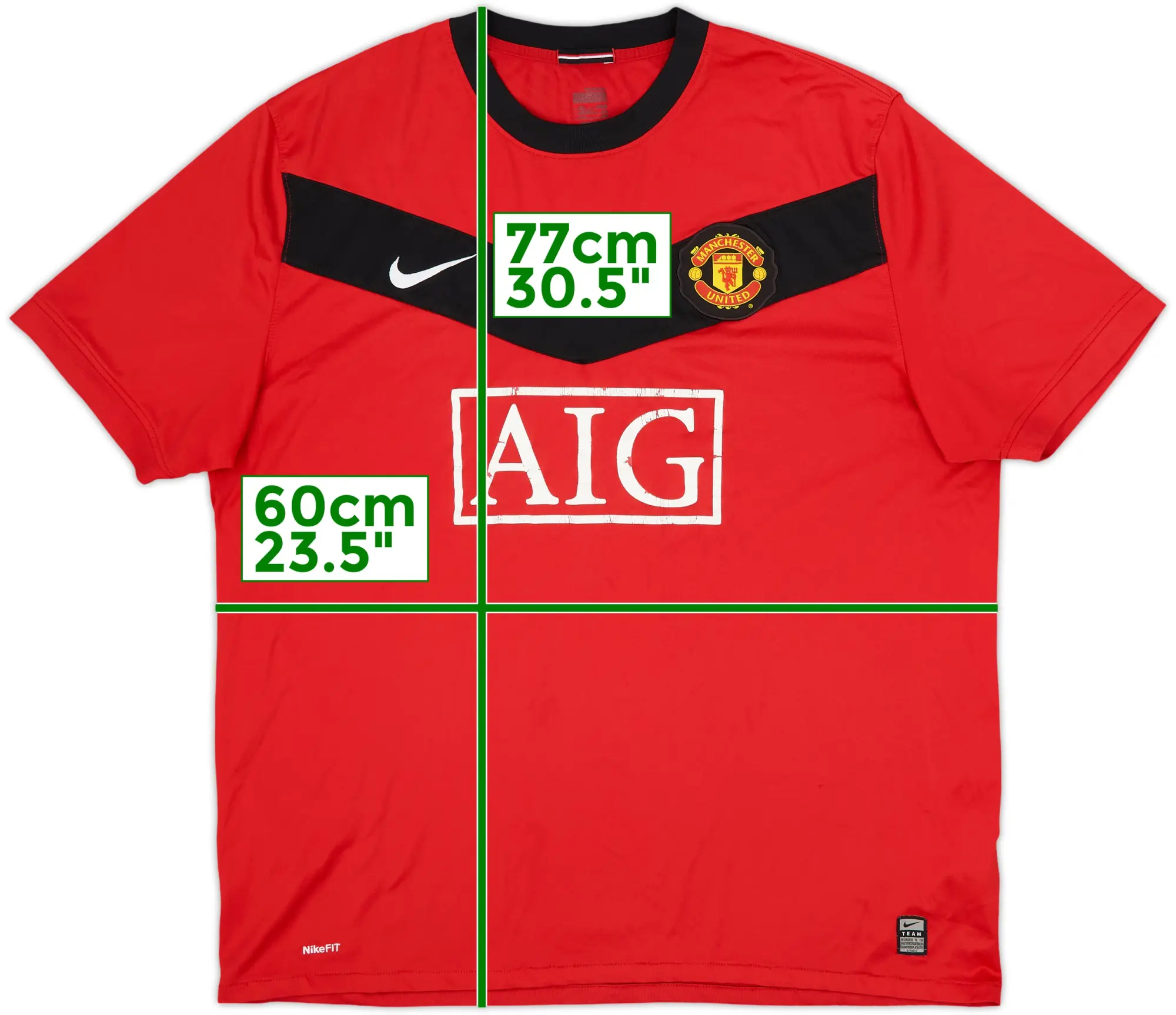 Nike 2009-10 Manchester United Home Shirt Owen #7 - 8/10 - (M)