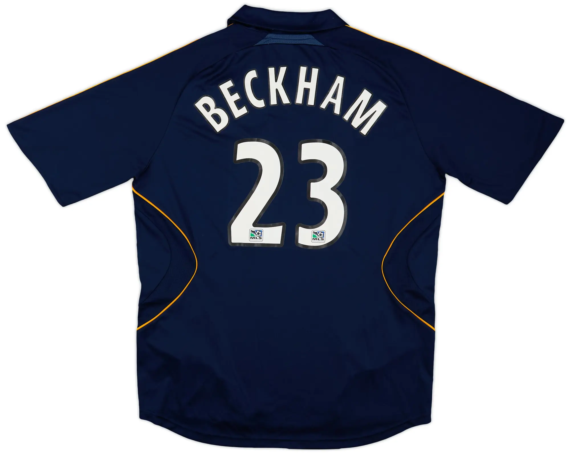 adidas 2007-08 LA Galaxy Away Shirt Beckham #23 - 5/10 - (L)