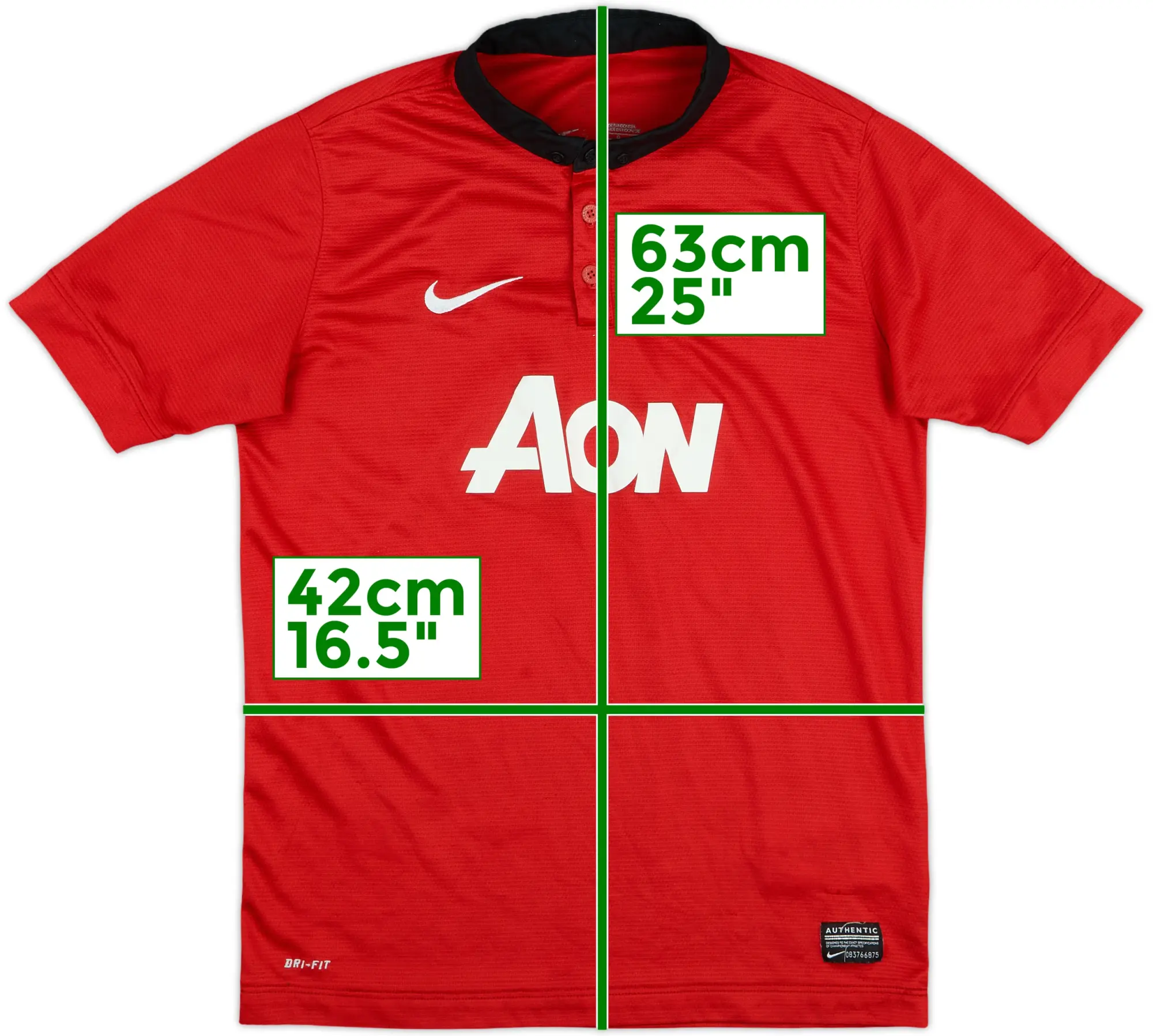 Nike Manchester United Mens SS Home Shirt 2013/14