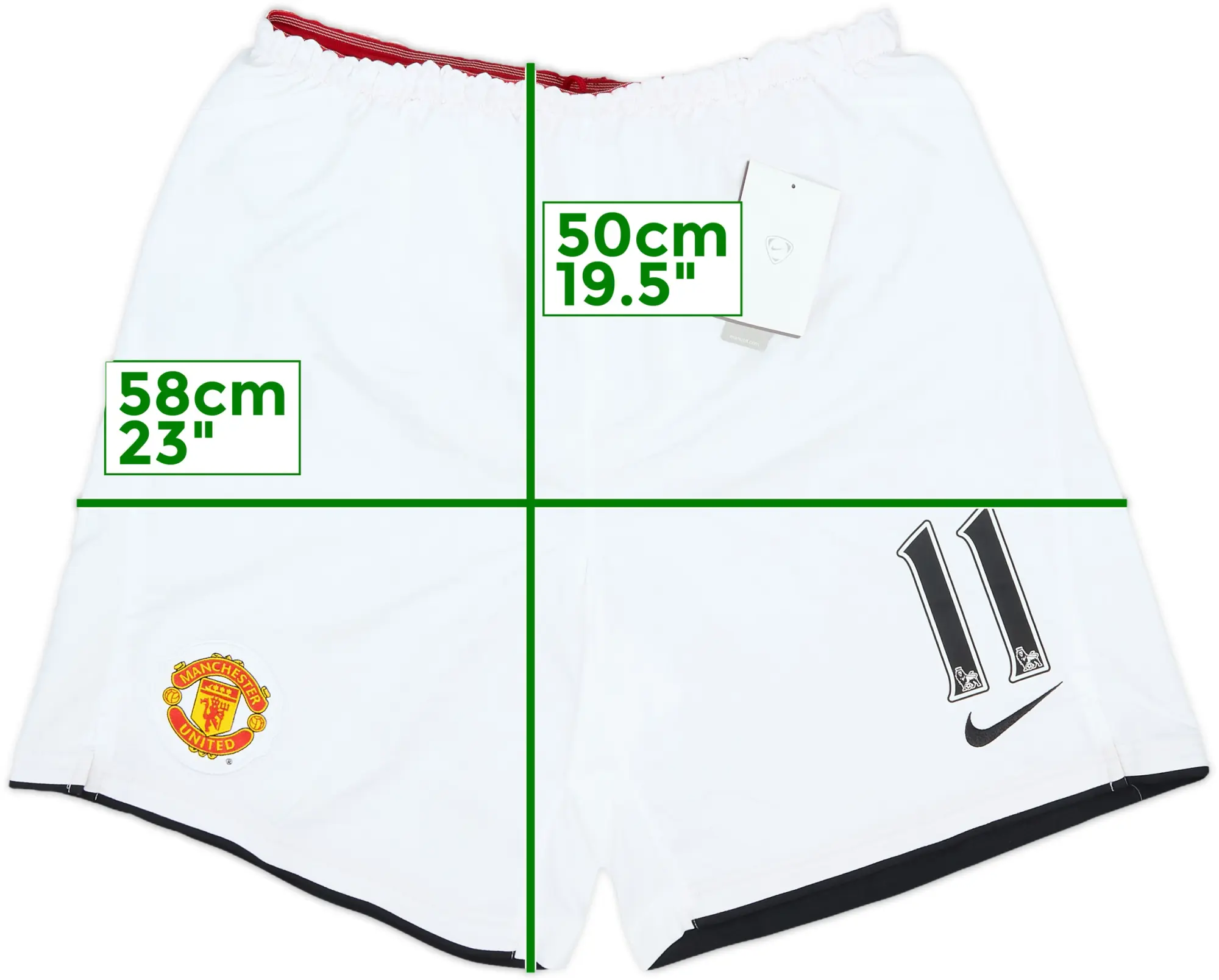 2007-08 Manchester United Nike Training Shorts - 4/10 - (L)