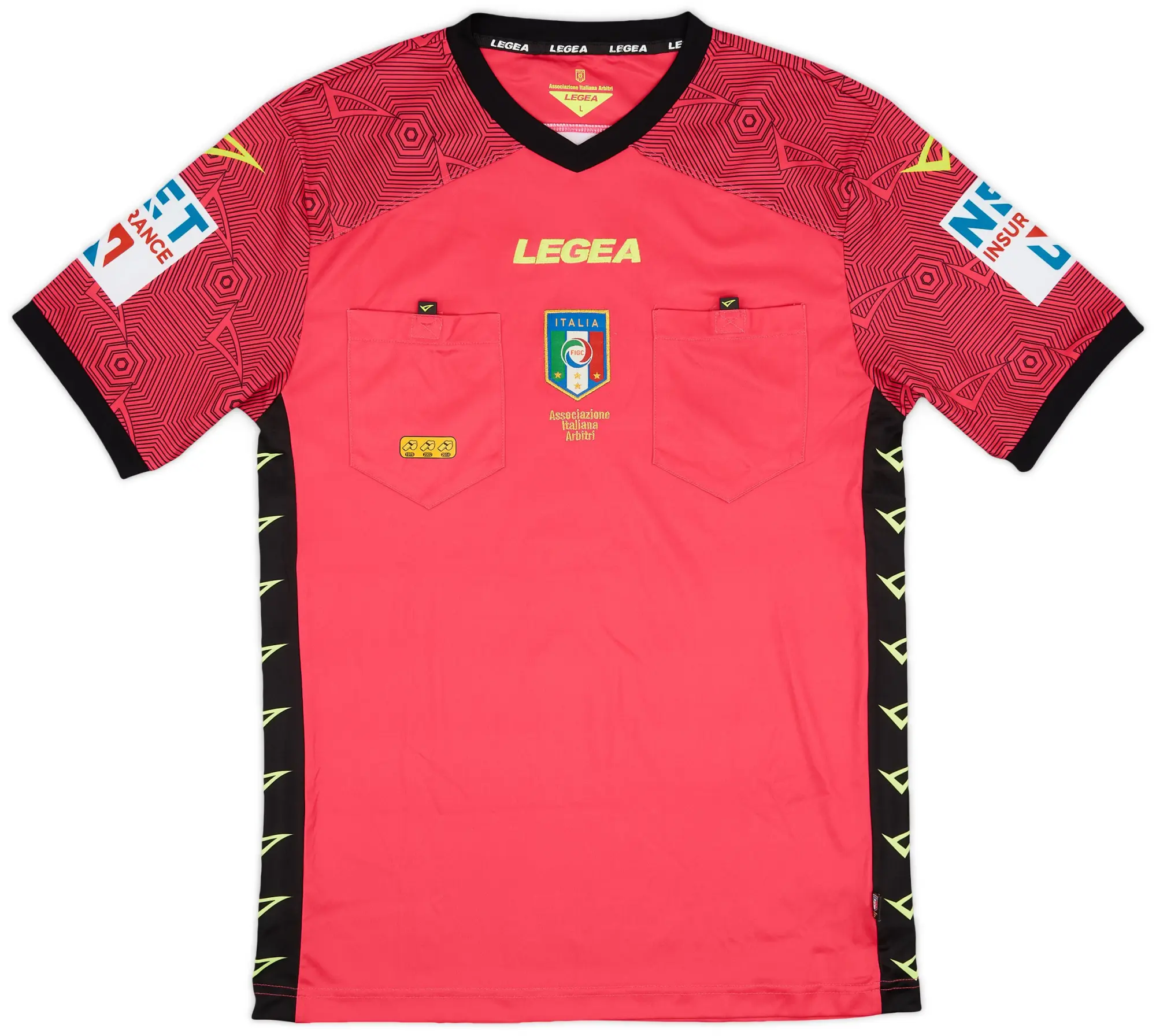 2022-23 Italy Legea Referee Shirt - 9/10 - (L)