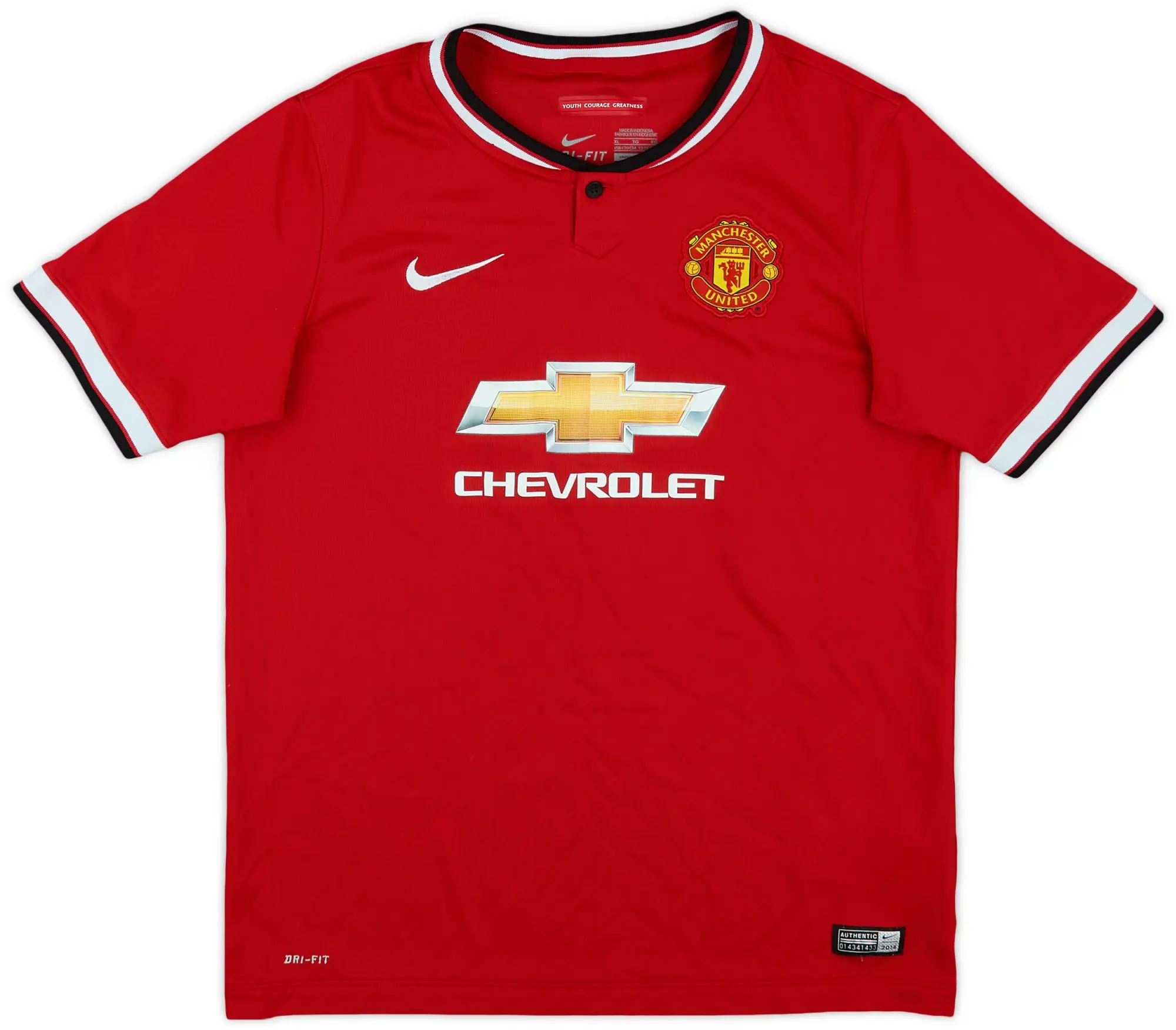 Nike 2014-15 Manchester United Home Shirt - 7/10 - (XL.Boys)