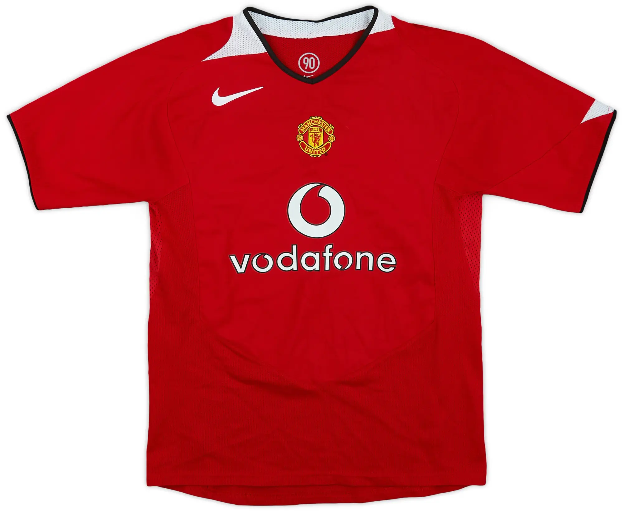 Nike 2004-06 Manchester United Home Shirt - 8/10 - (L.Boys)