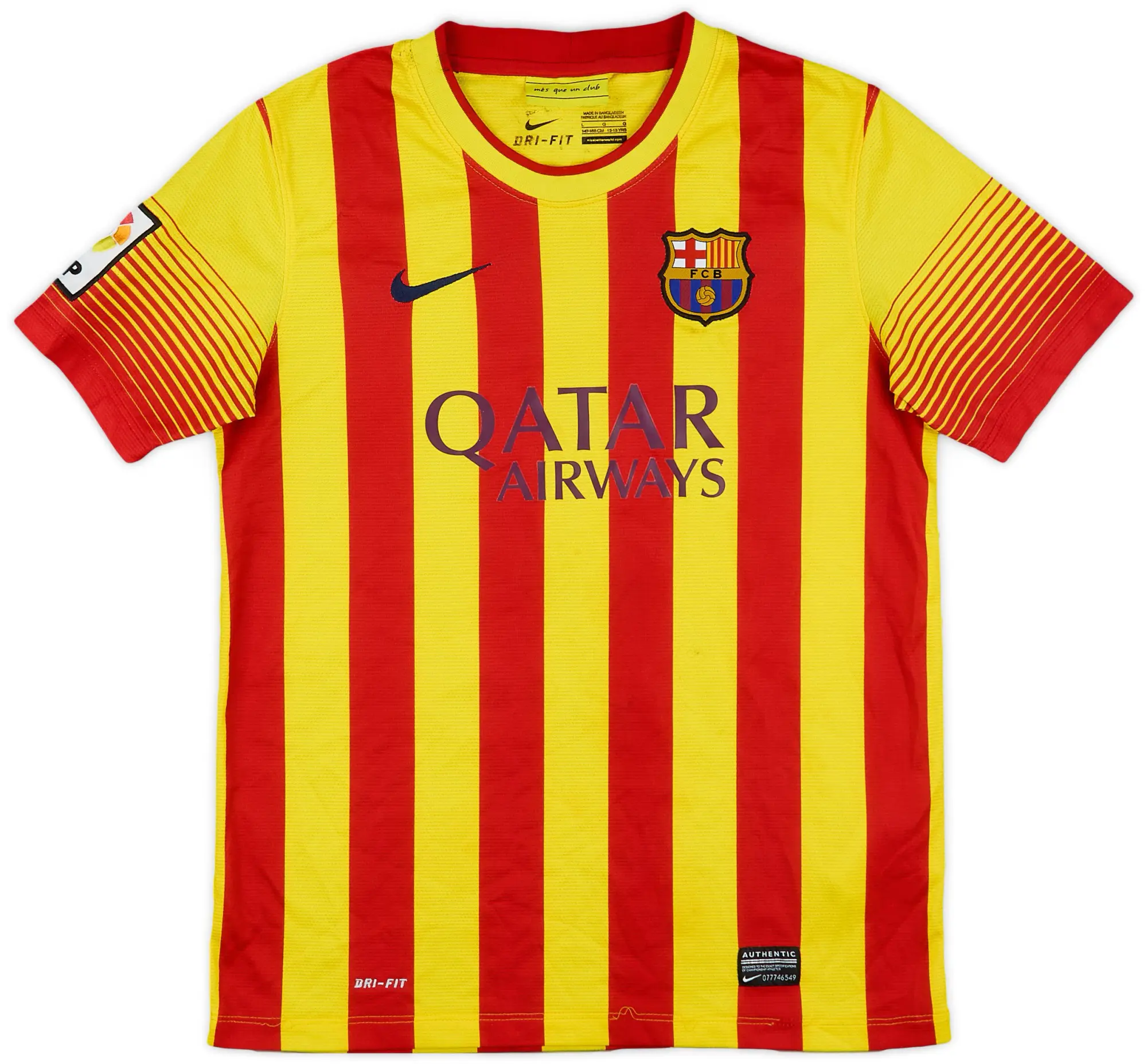 Nike 2013-15 Barcelona Away Shirt - 7/10 - (L.Boys)