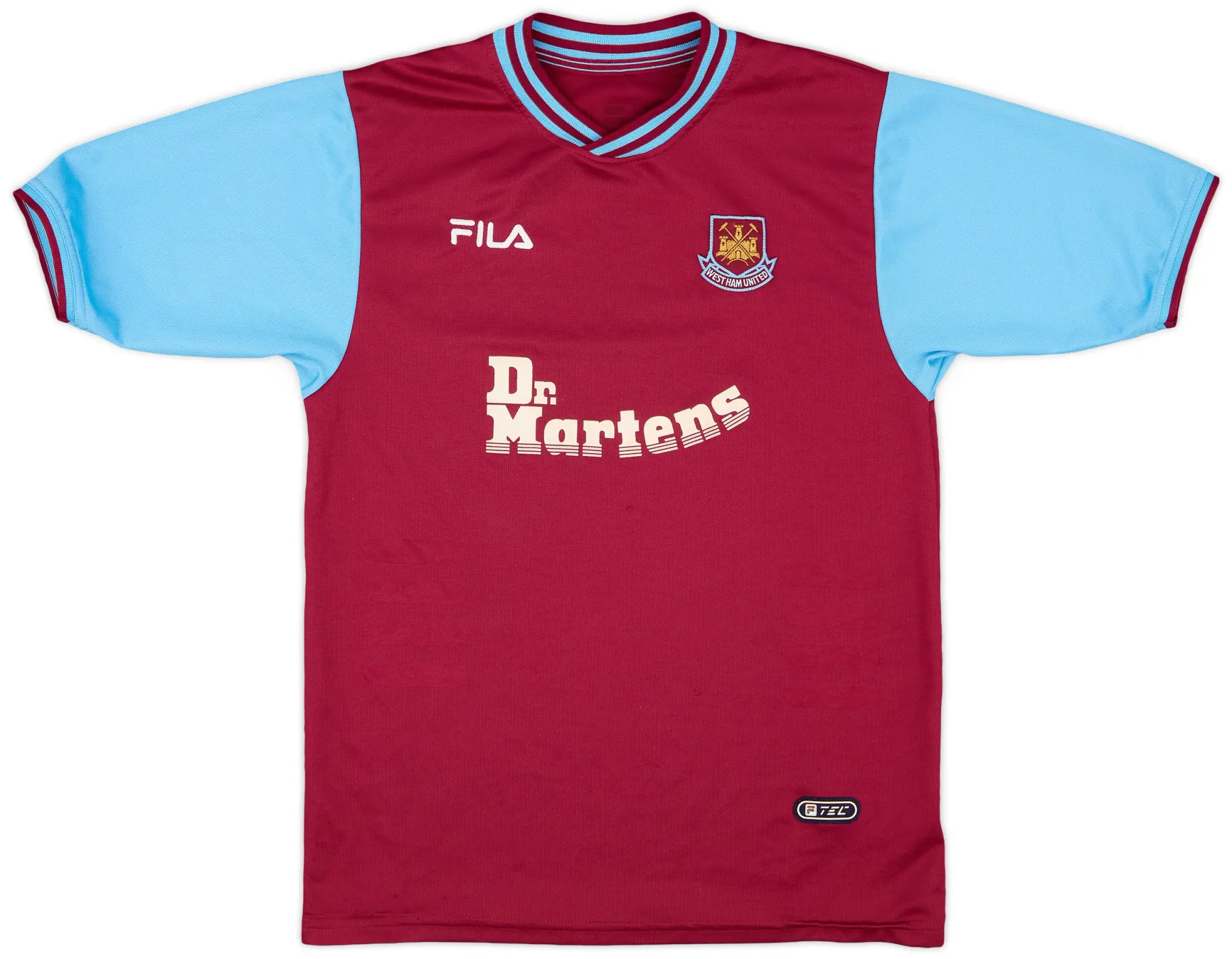 Fila 2001-03 West Ham Home Shirt - 8/10 - (XL.Boys)