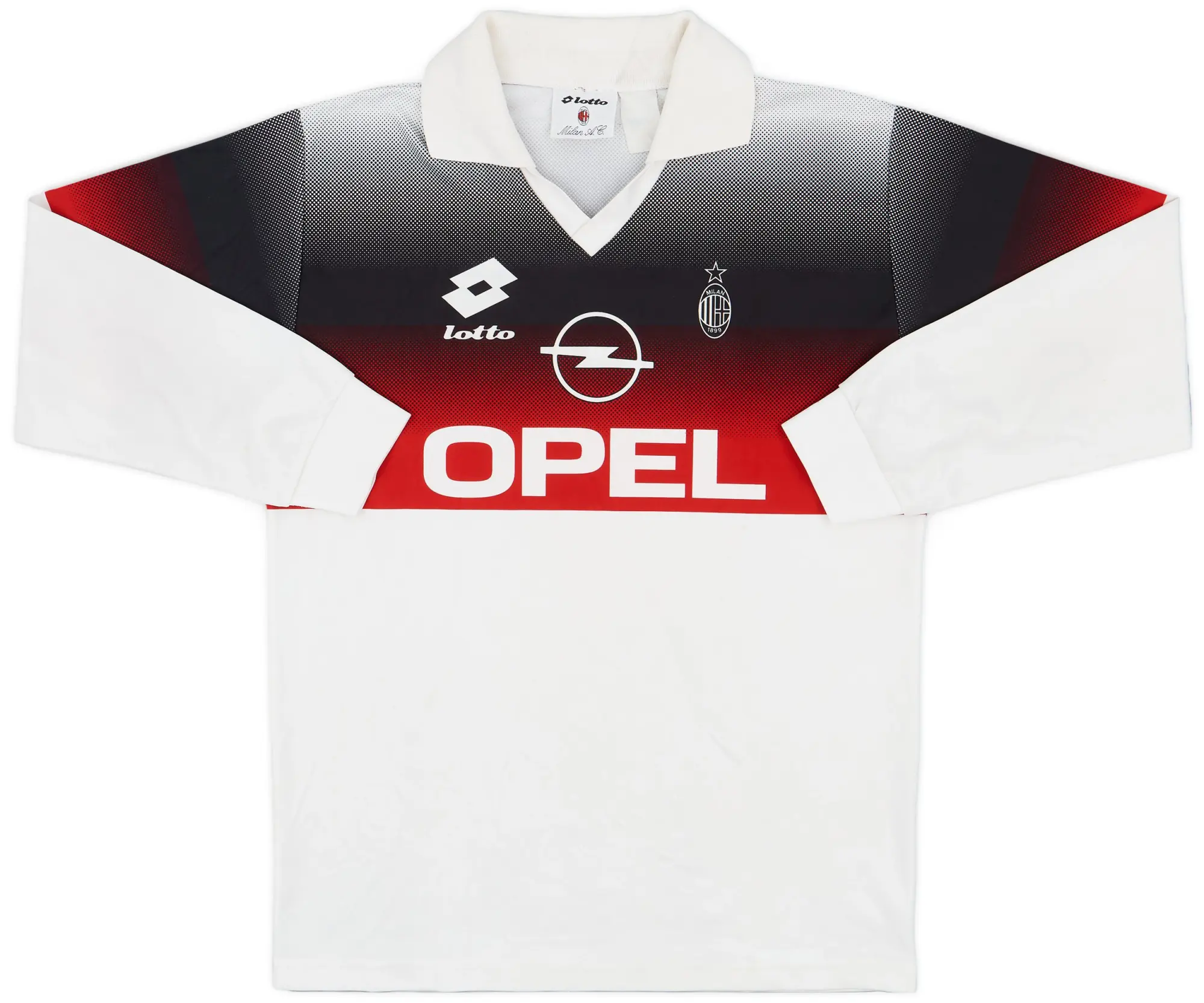 1995-96 AC Milan Lotto Training L/S Shirt - 8/10 - (L)