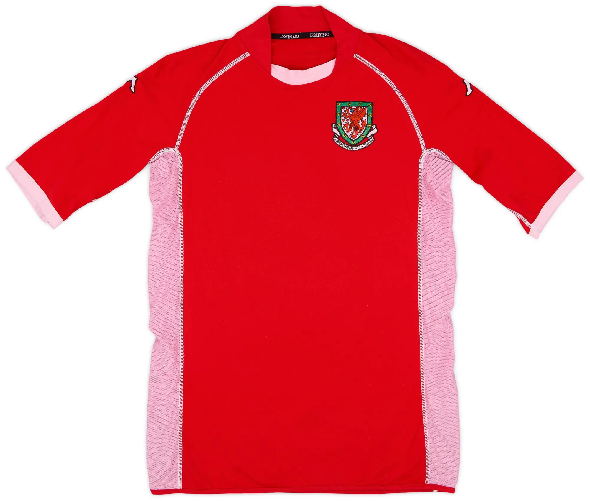 Kappa 2002-04 Wales Home Shirt - 4/10 - (S)