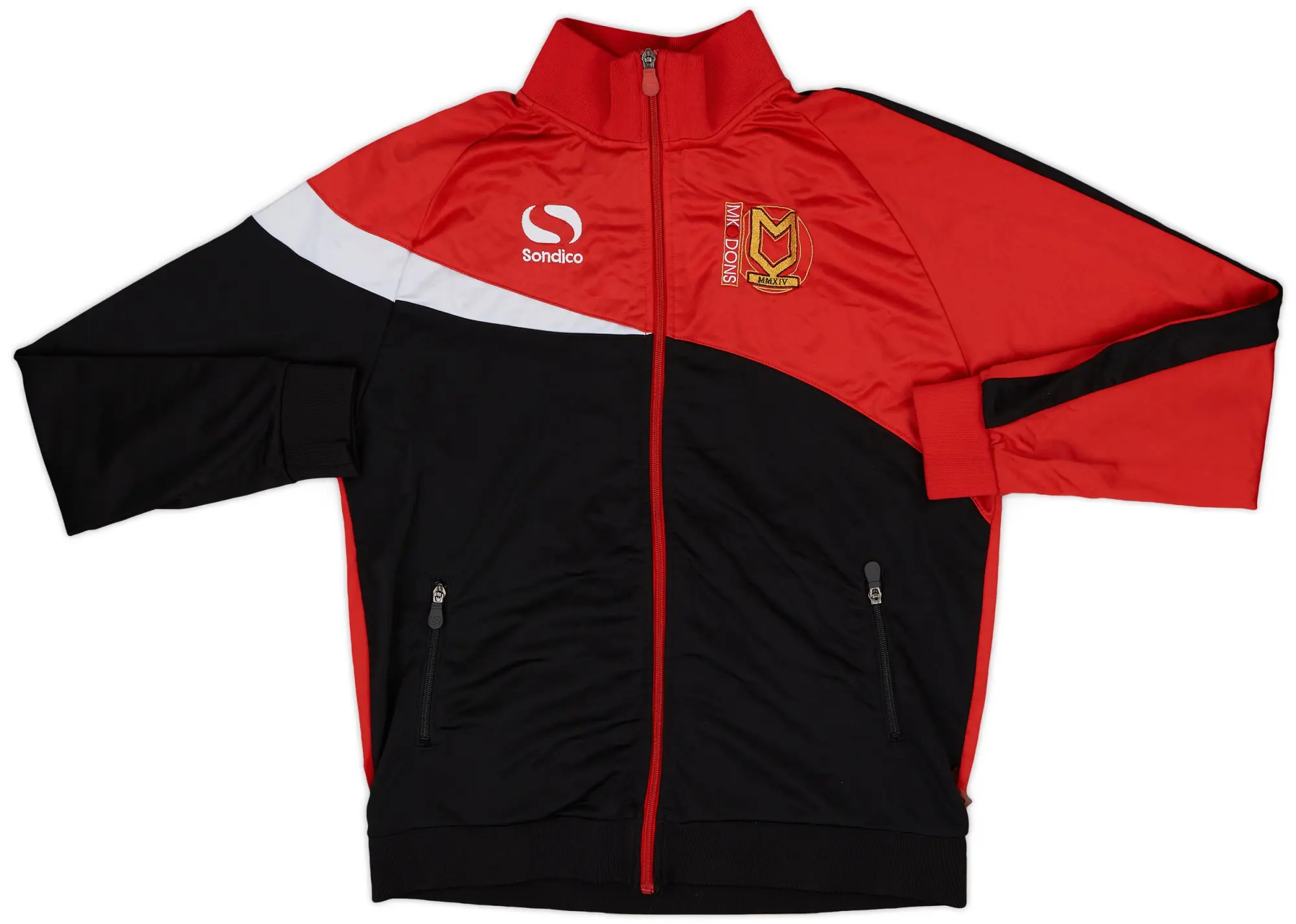 2017-18 MK Dons Sondico Track Jacket - 8/10 - (L)