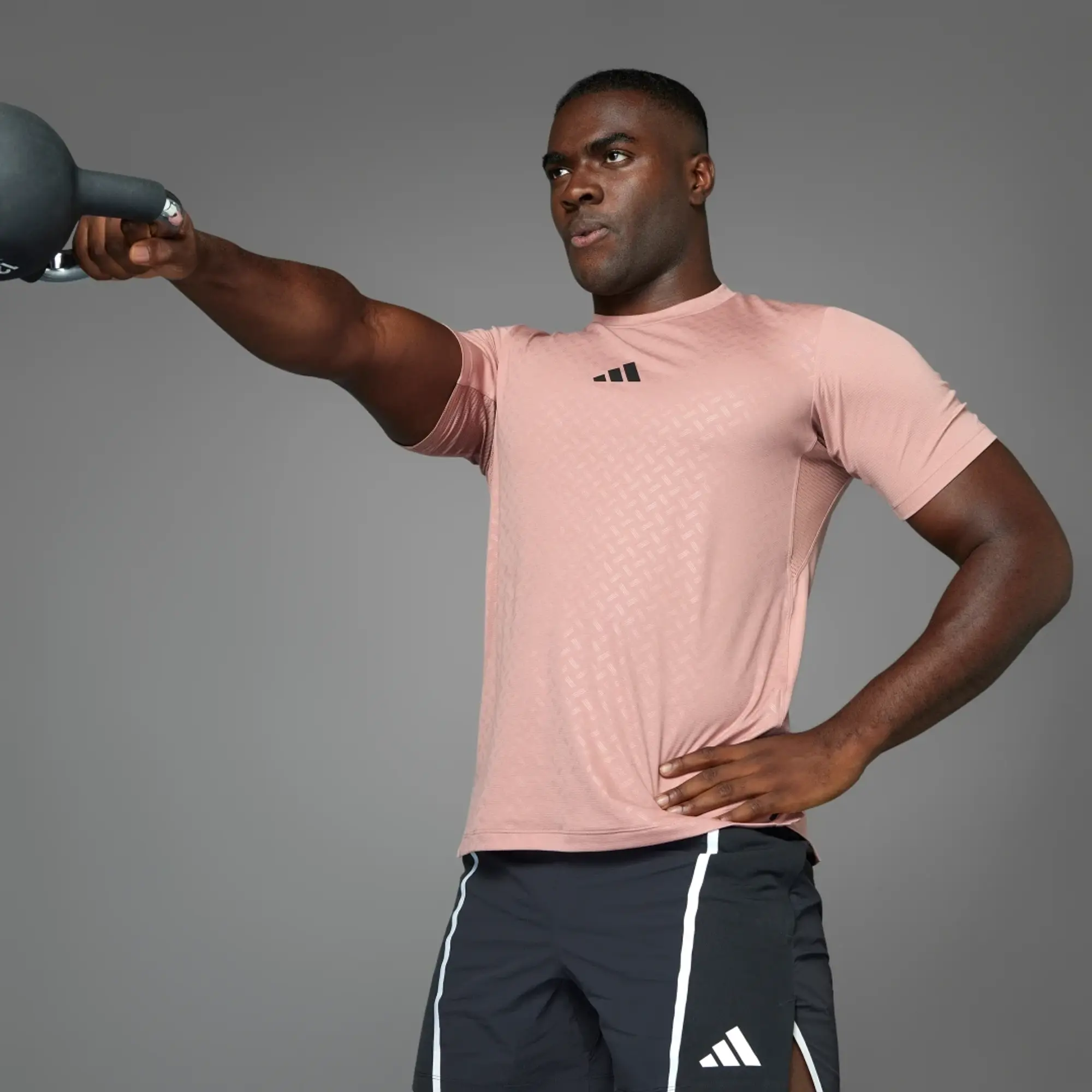 Adidas Power 3 Stripes Short Sleeve T-shirt