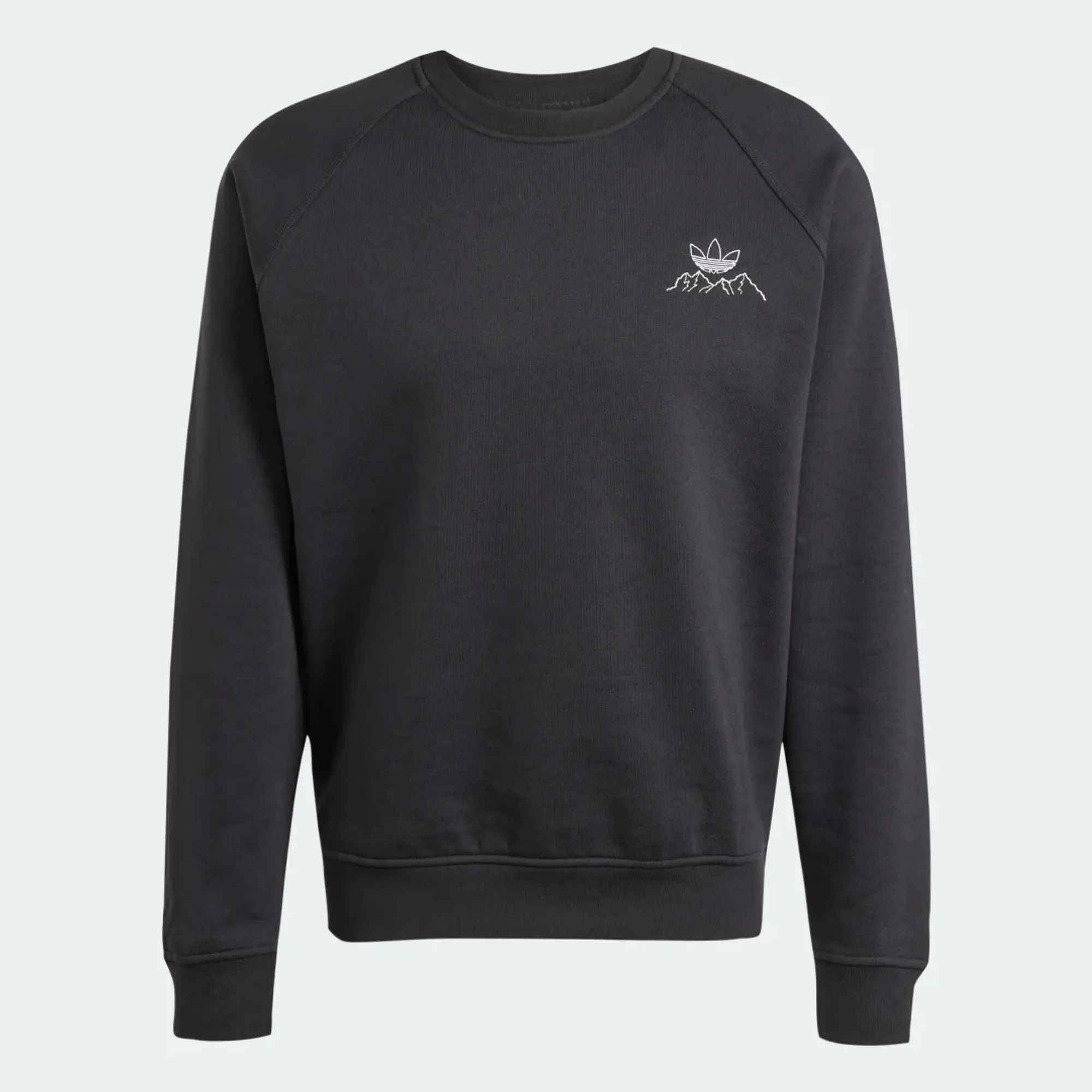 adidas Winter Resort Mountain Graphic Fleece Crewneck Sweatshirt