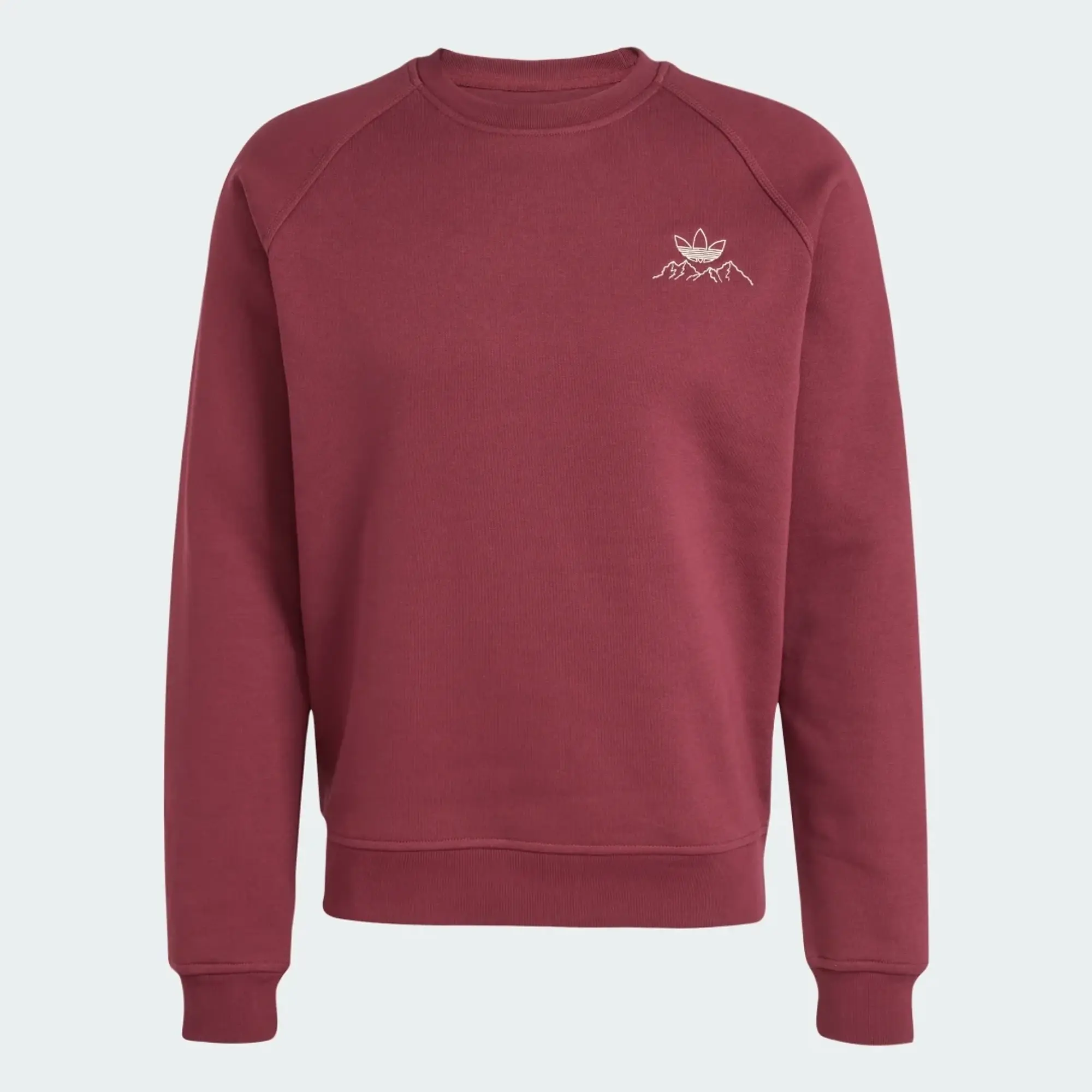 adidas Winter Resort Mountain Graphic Fleece Crewneck Sweatshirt