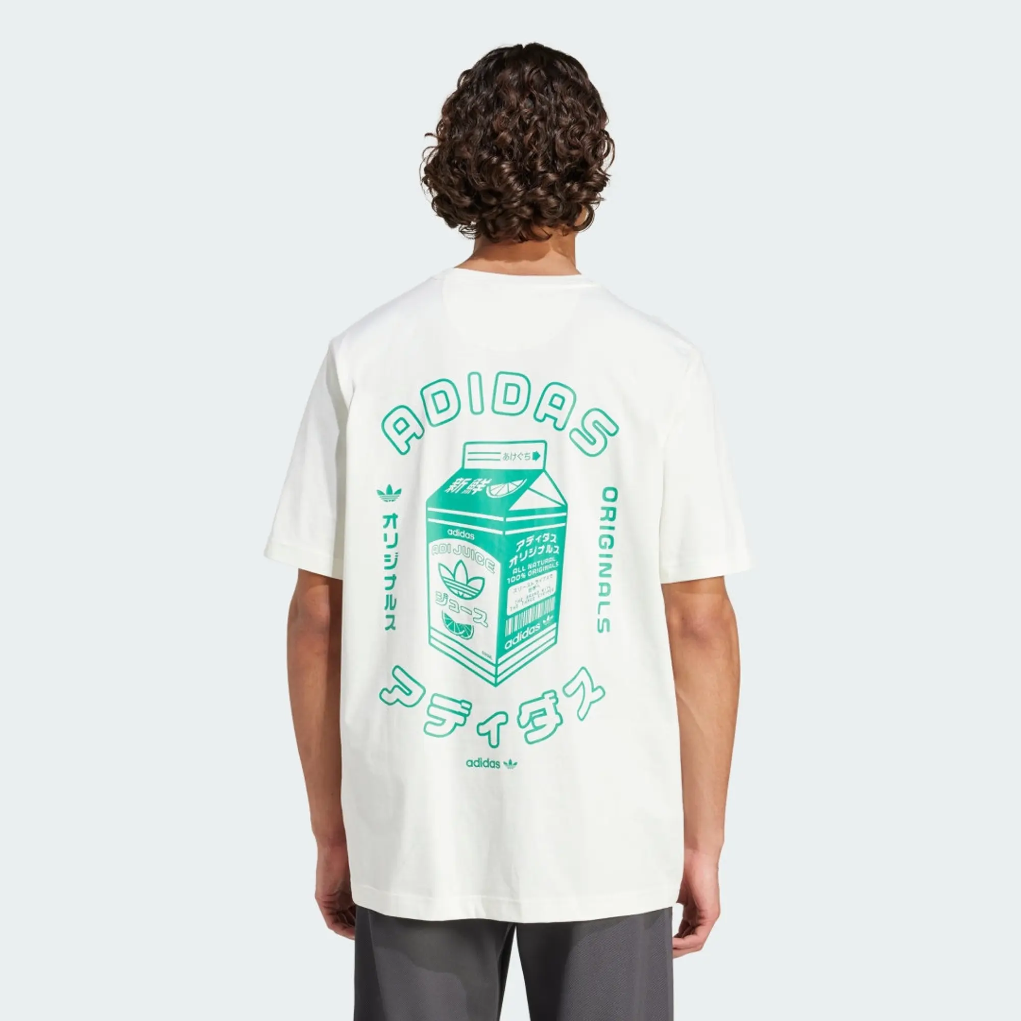 adidas Originals Men Japanese Juice Packaging Graphic Tee