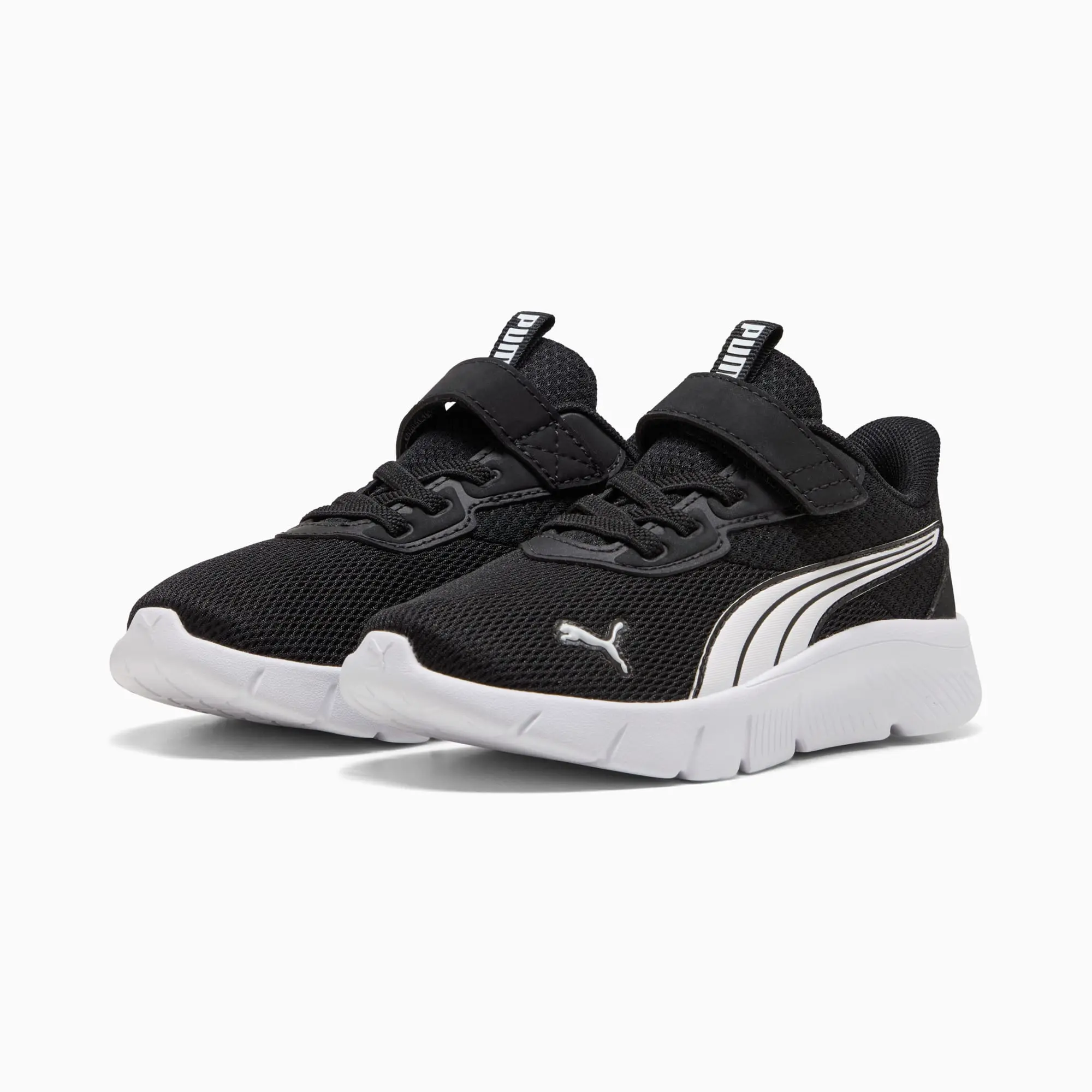 PUMA Flexfocus Modern Running Shoes Kids, Black/White