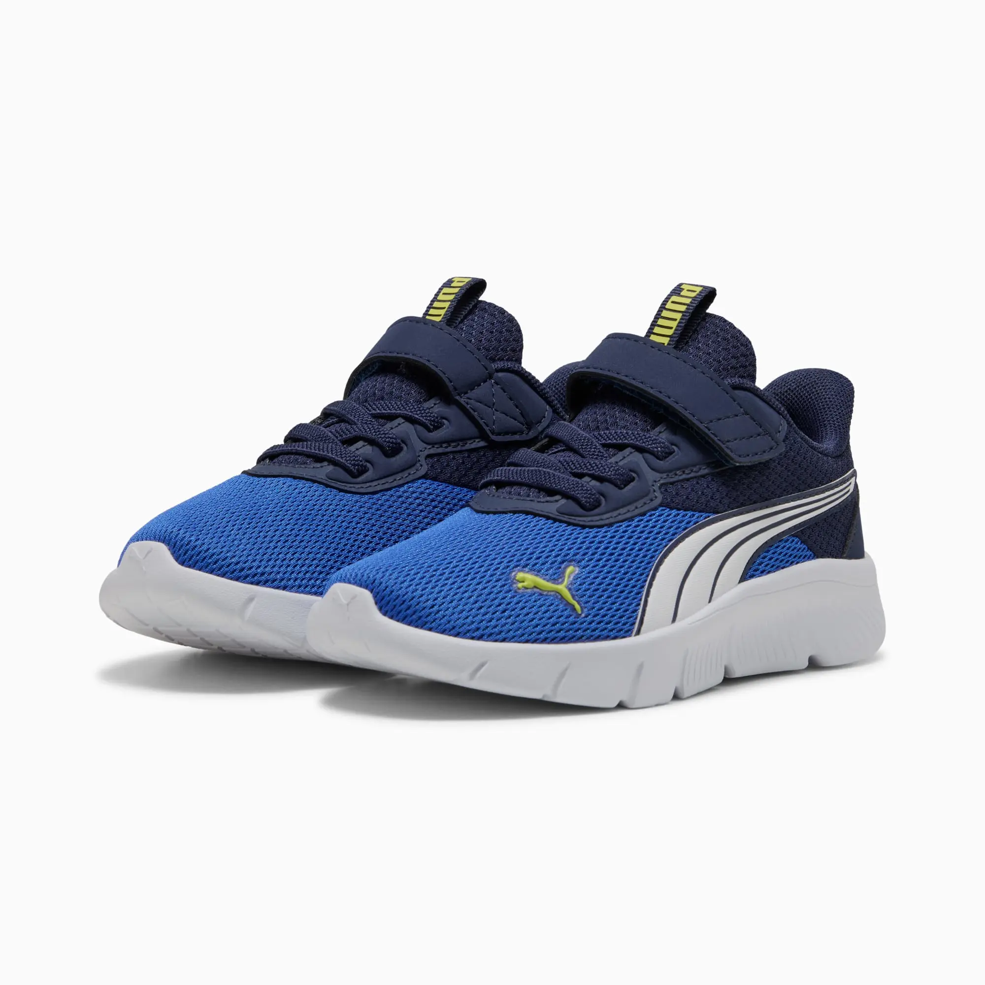 PUMA Kids' Lite FlexFocus Modern Trainers, Blue/Black