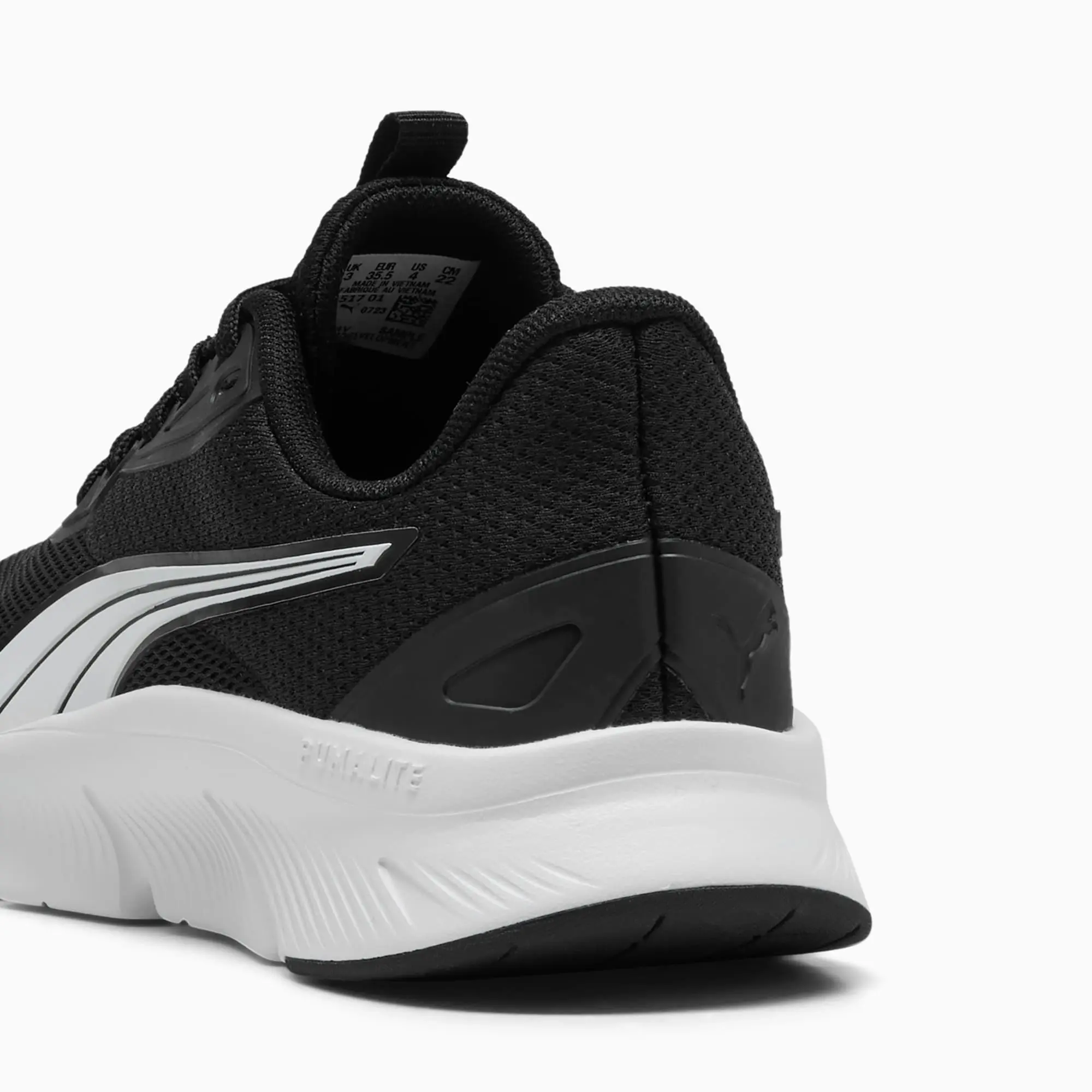 PUMA Flexfocus Lite Modern Running Shoes Youth, Black/White