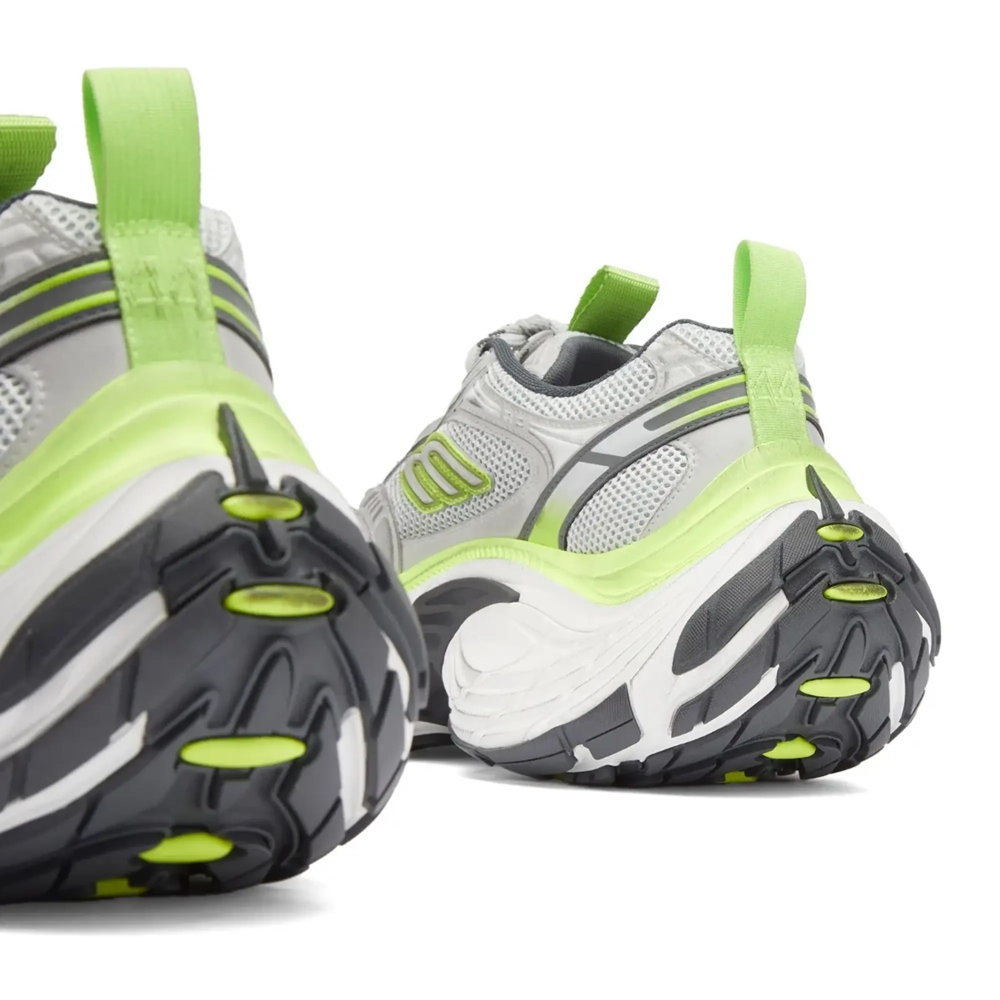 Balenciaga Men's 10XL Sneaker Grey/White/Green
