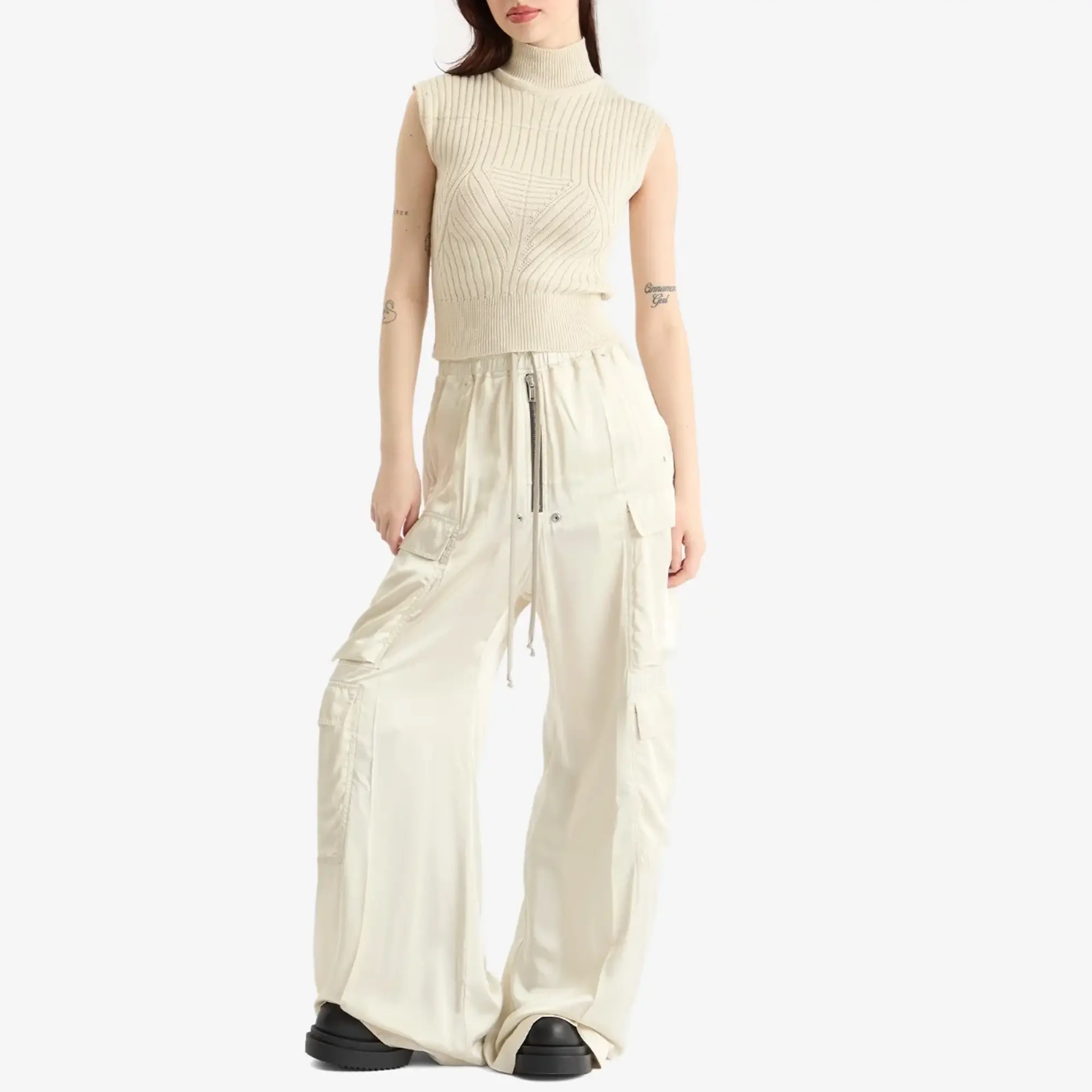 Rick Owens Women's Cargobelas Cargo Pants Dinge