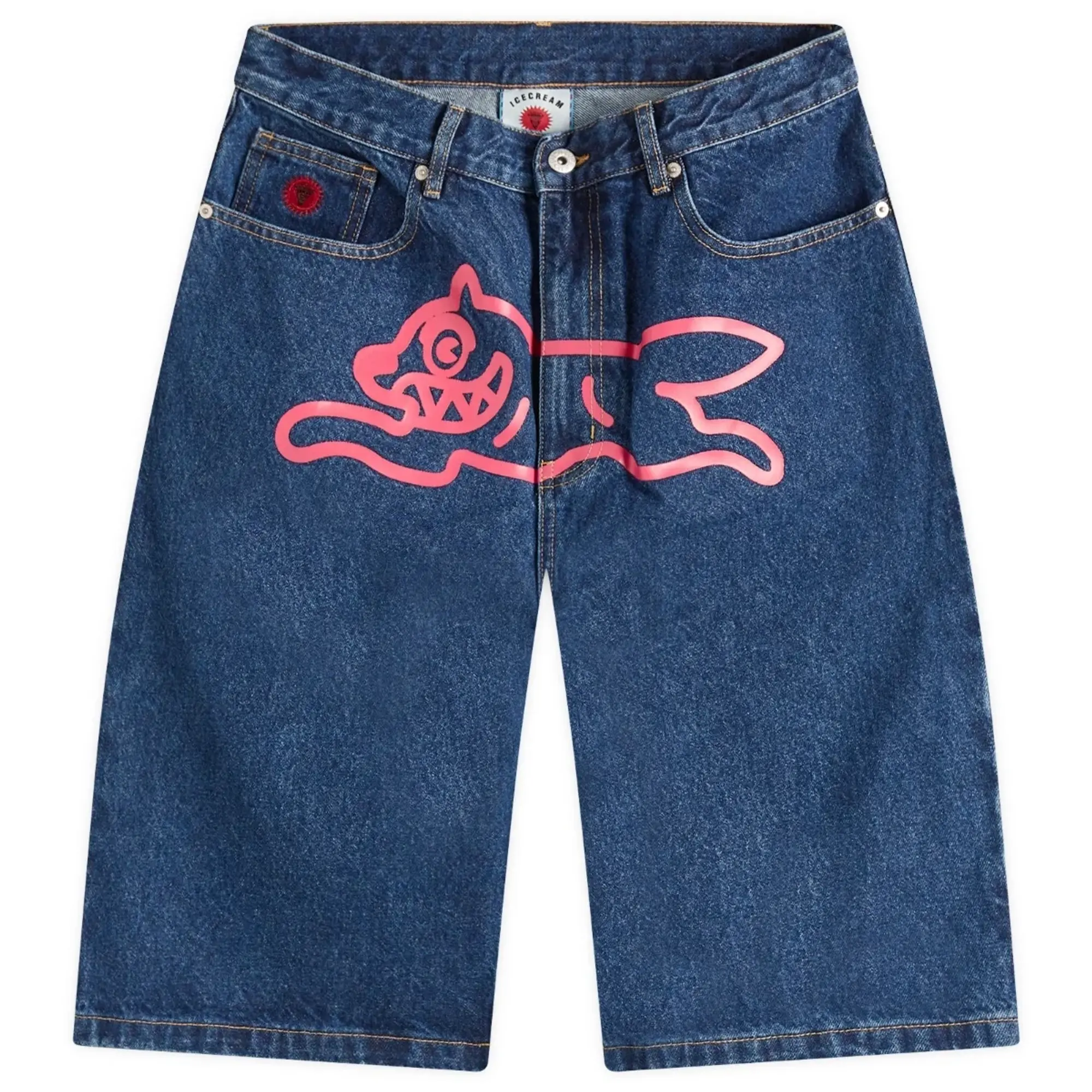 ICECREAM Running Dog Shorts - Blue - Mens