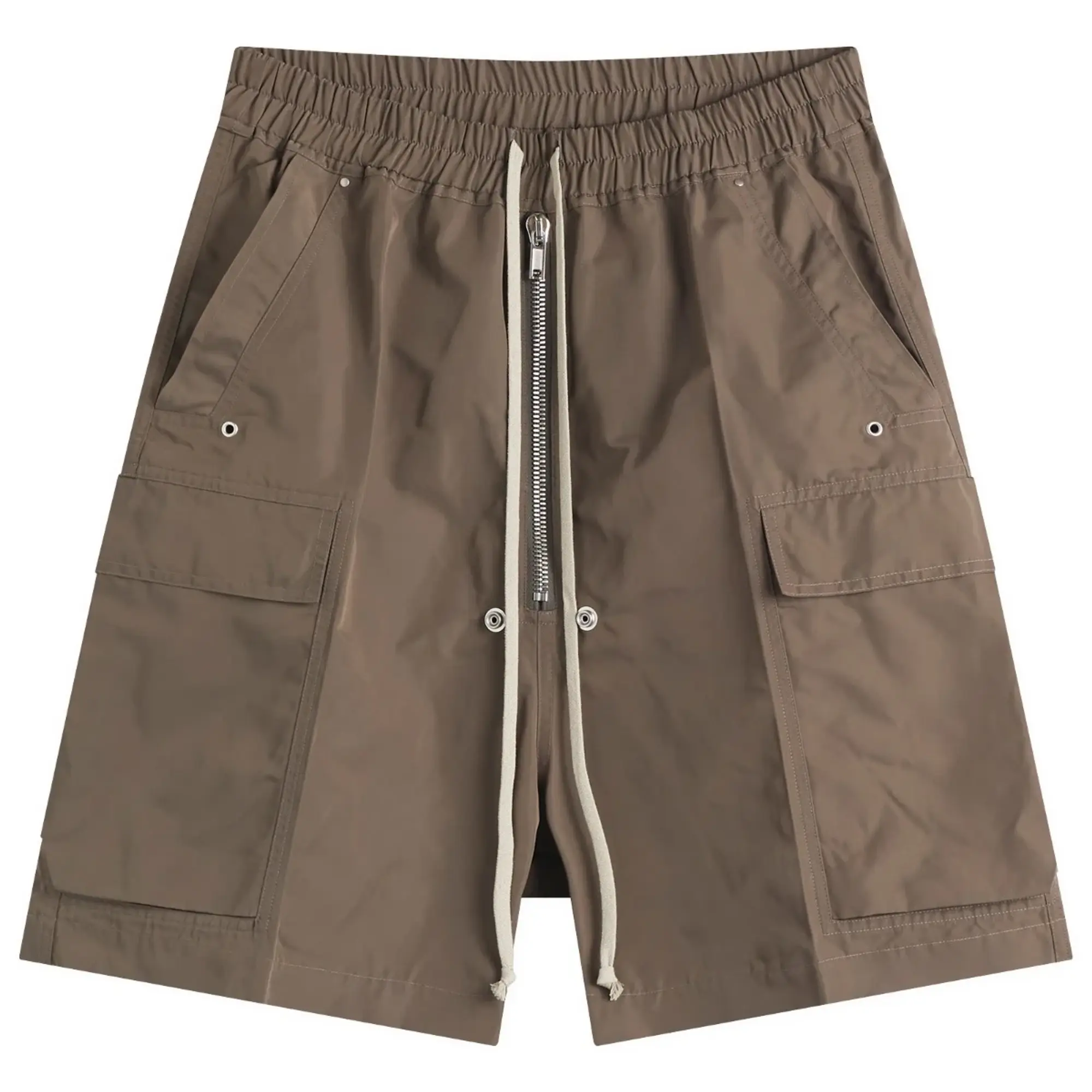 Rick Owens Men's Cargobela Tech Shorts Dust